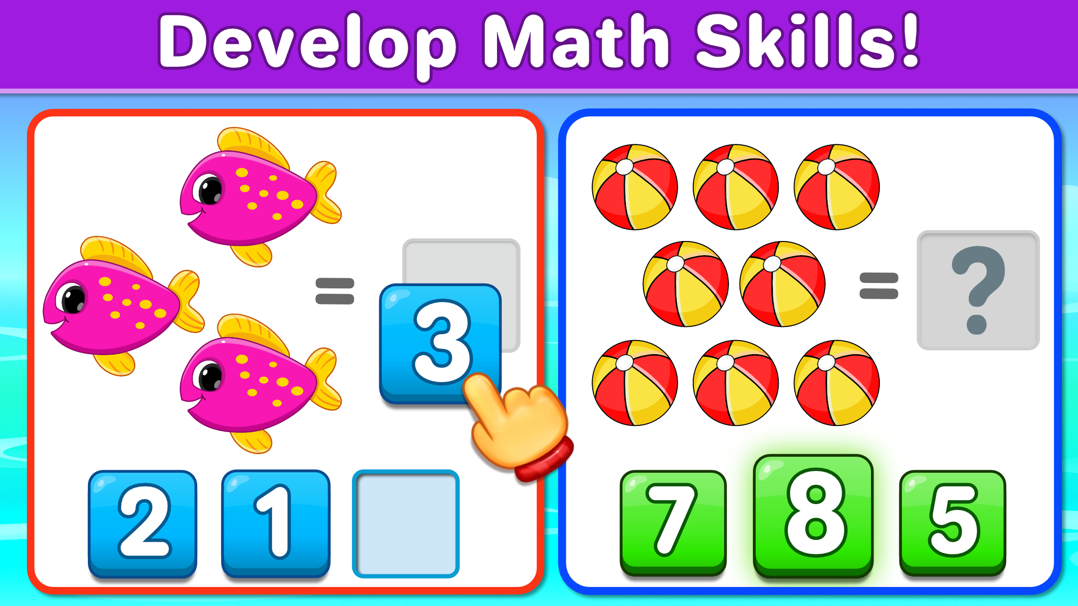 اسکرین شات 4 بازی Math Kids: Math Games For Kids