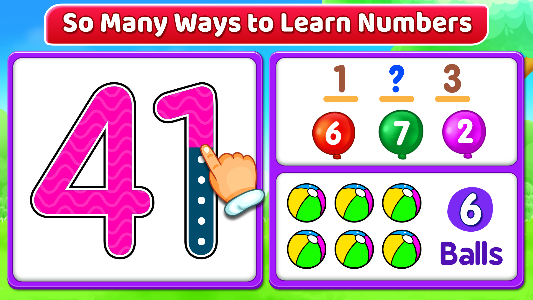 اسکرین شات 2 بازی 123 Numbers - Count & Tracing