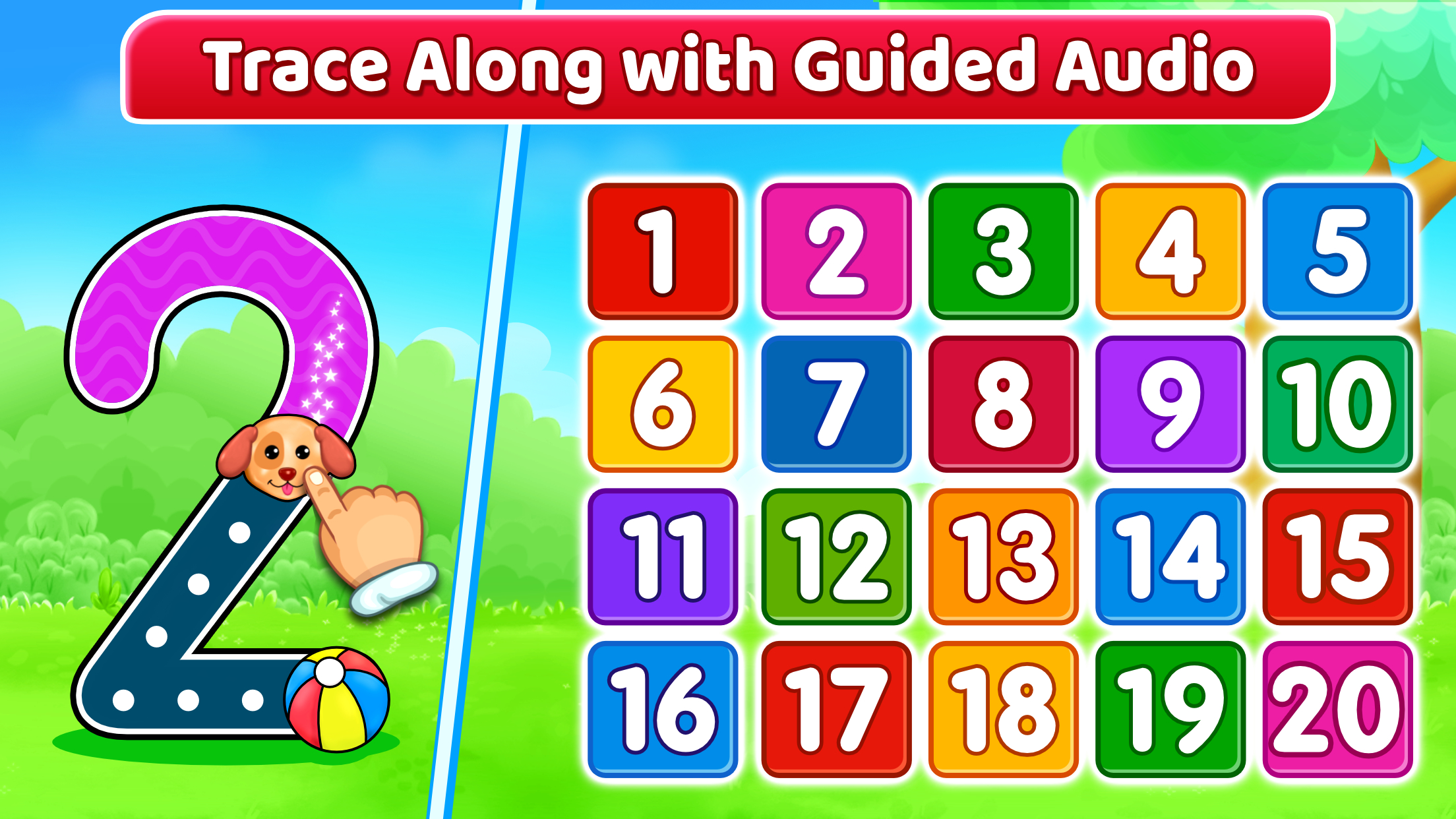 اسکرین شات 6 بازی 123 Numbers - Count & Tracing