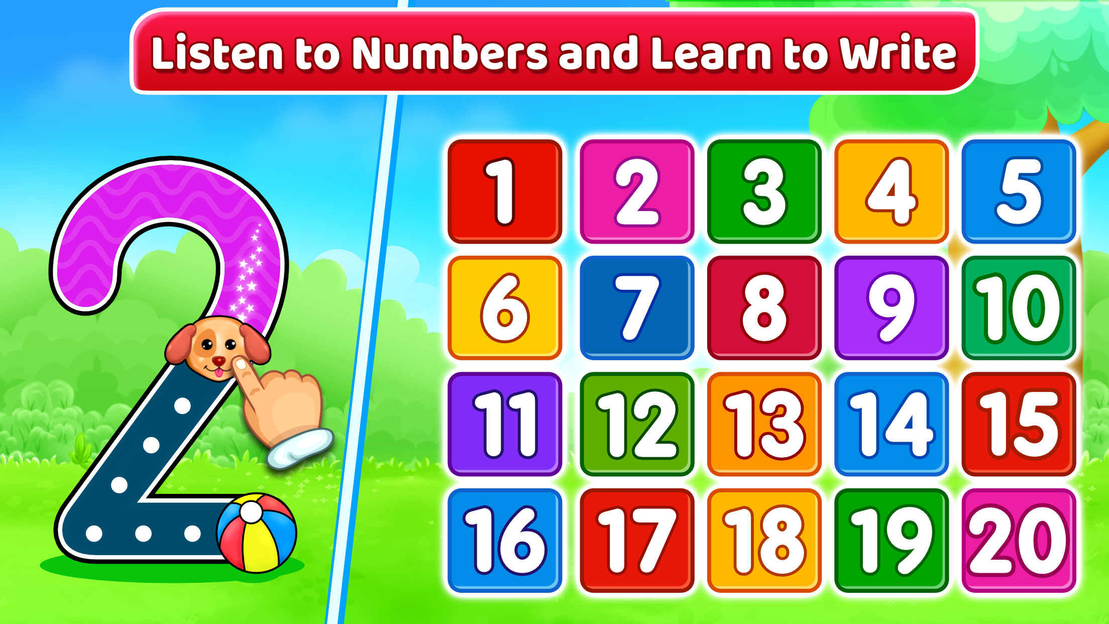 اسکرین شات 6 بازی 123 Numbers - Count & Tracing