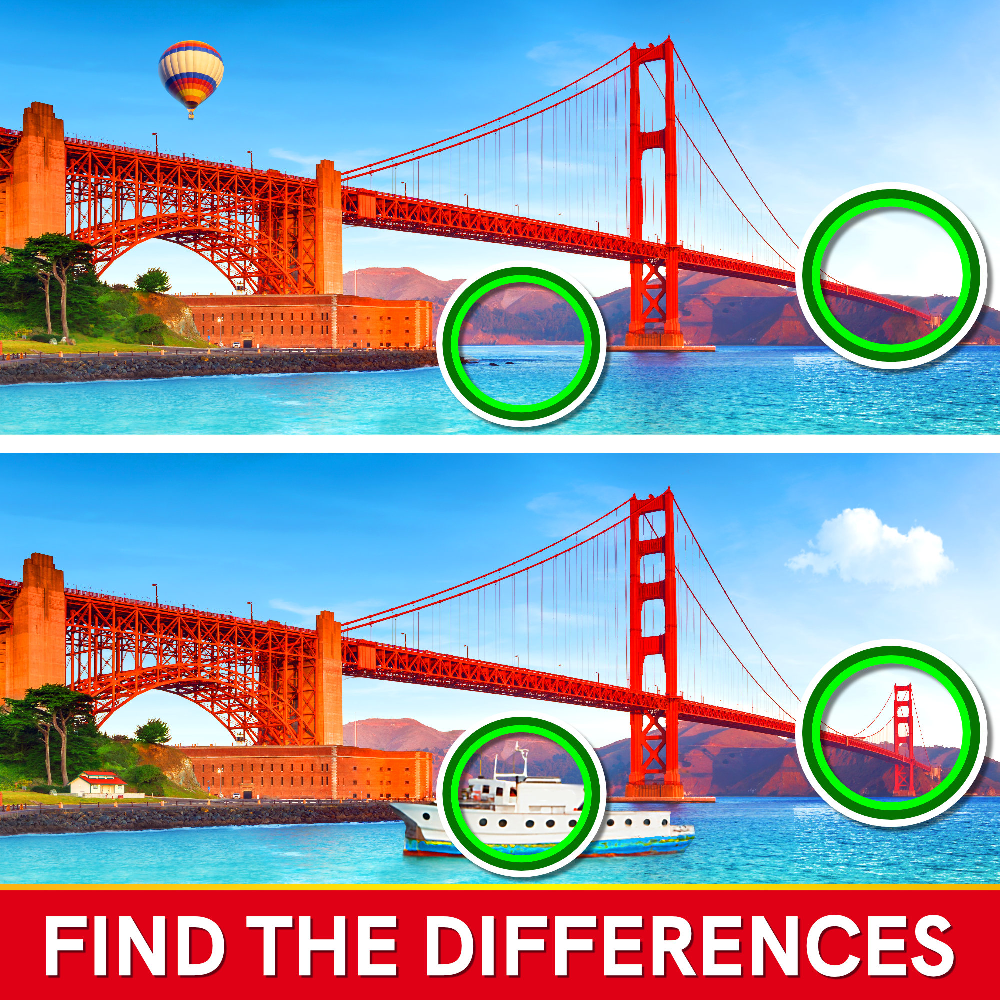 اسکرین شات 1 بازی Find The Differences - Spot it