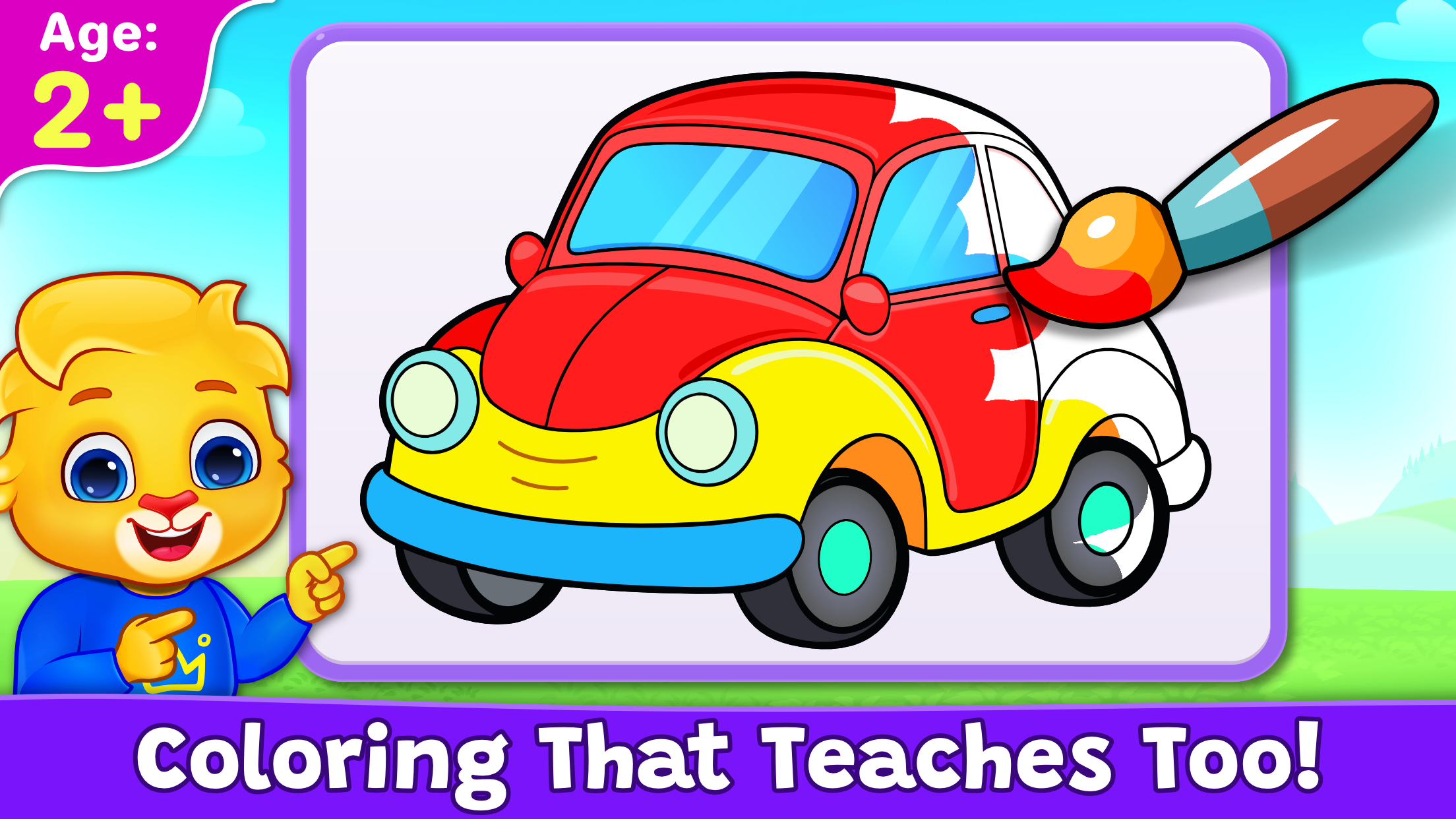 اسکرین شات 3 بازی Color Kids: Coloring Games