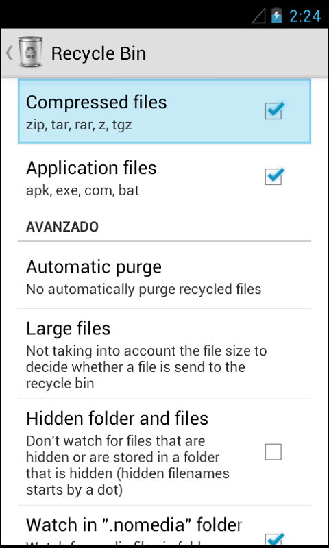 اسکرین شات 6 برنامه Recycle Bin