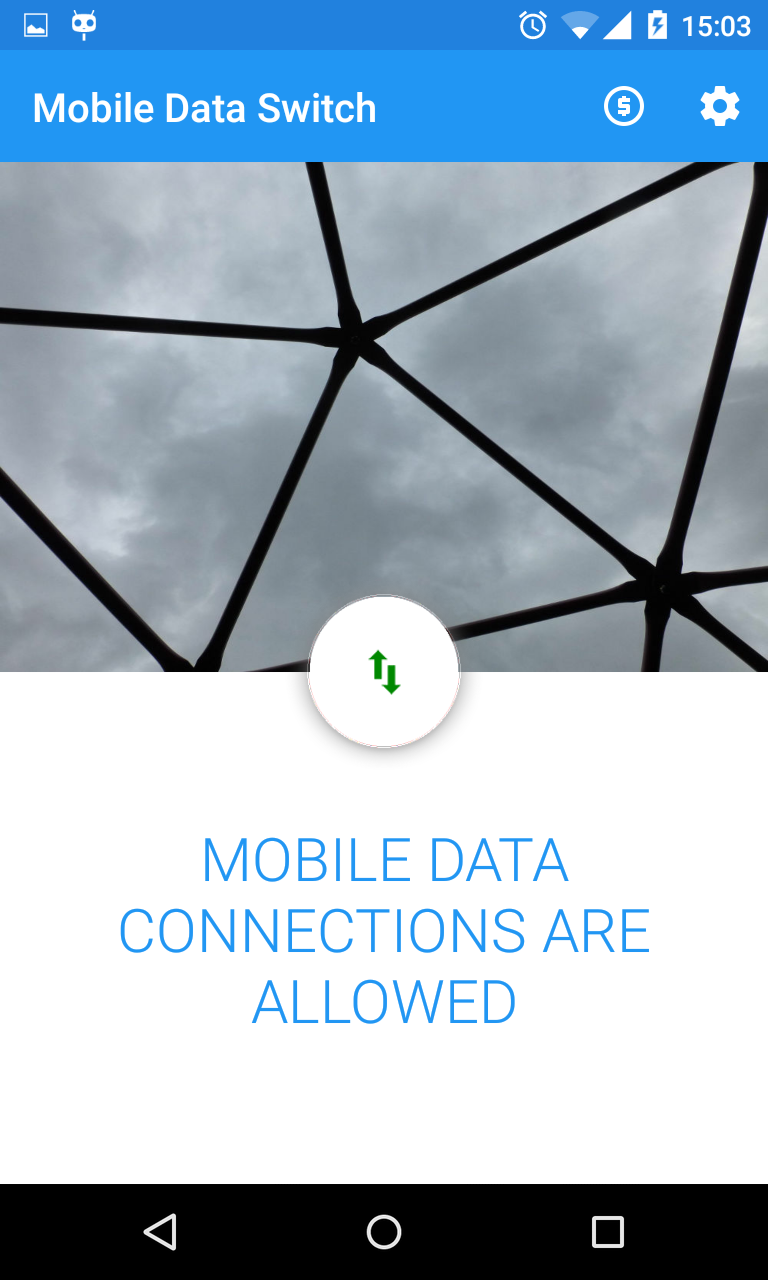 اسکرین شات 3 برنامه Mobile Data Switch