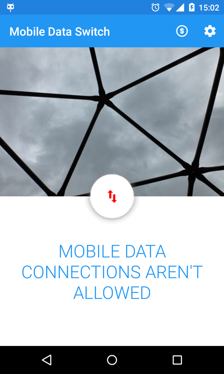 اسکرین شات 2 برنامه Mobile Data Switch