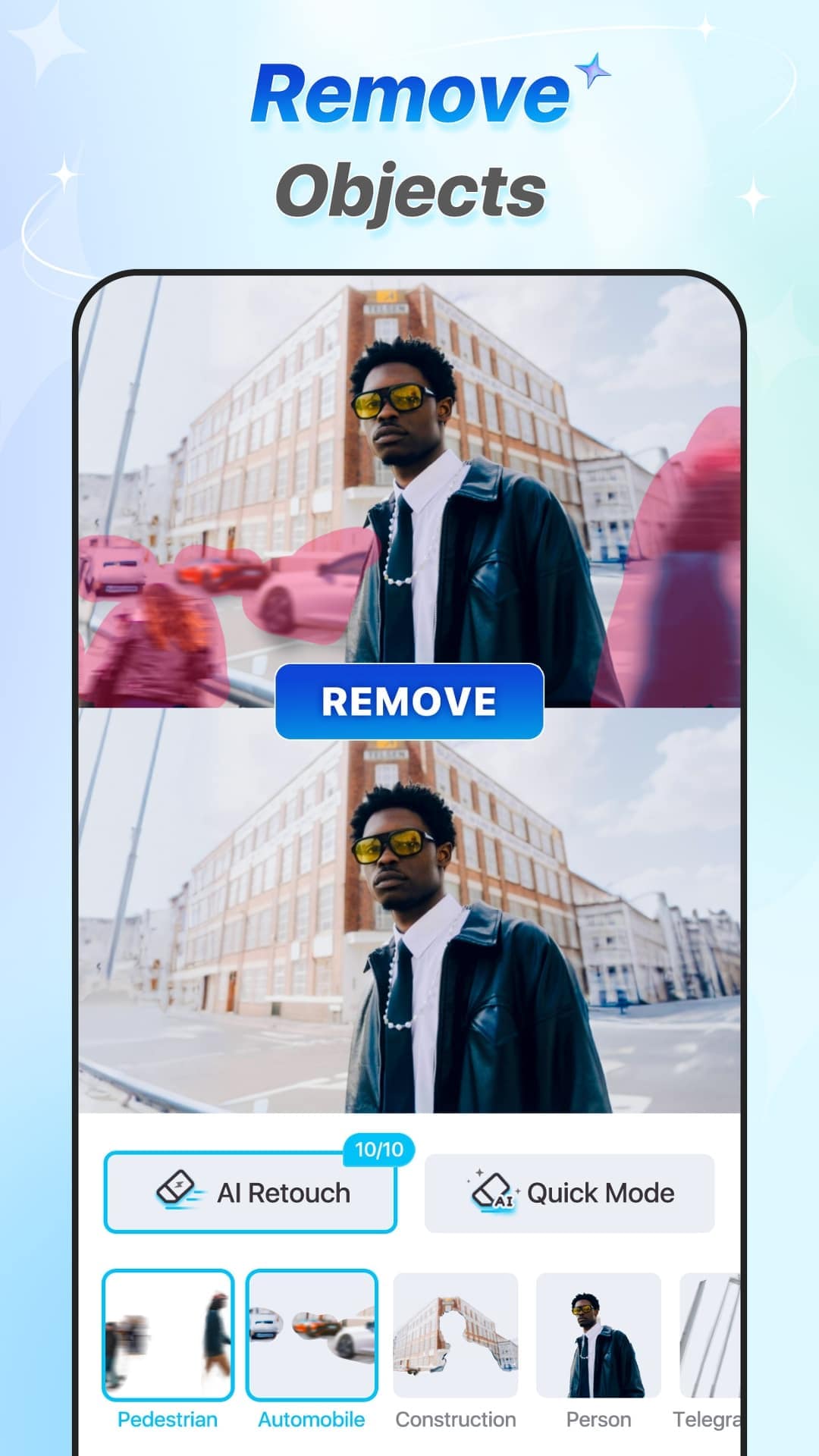 اسکرین شات 1 برنامه AI Photo Eraser - Inpaint Lab