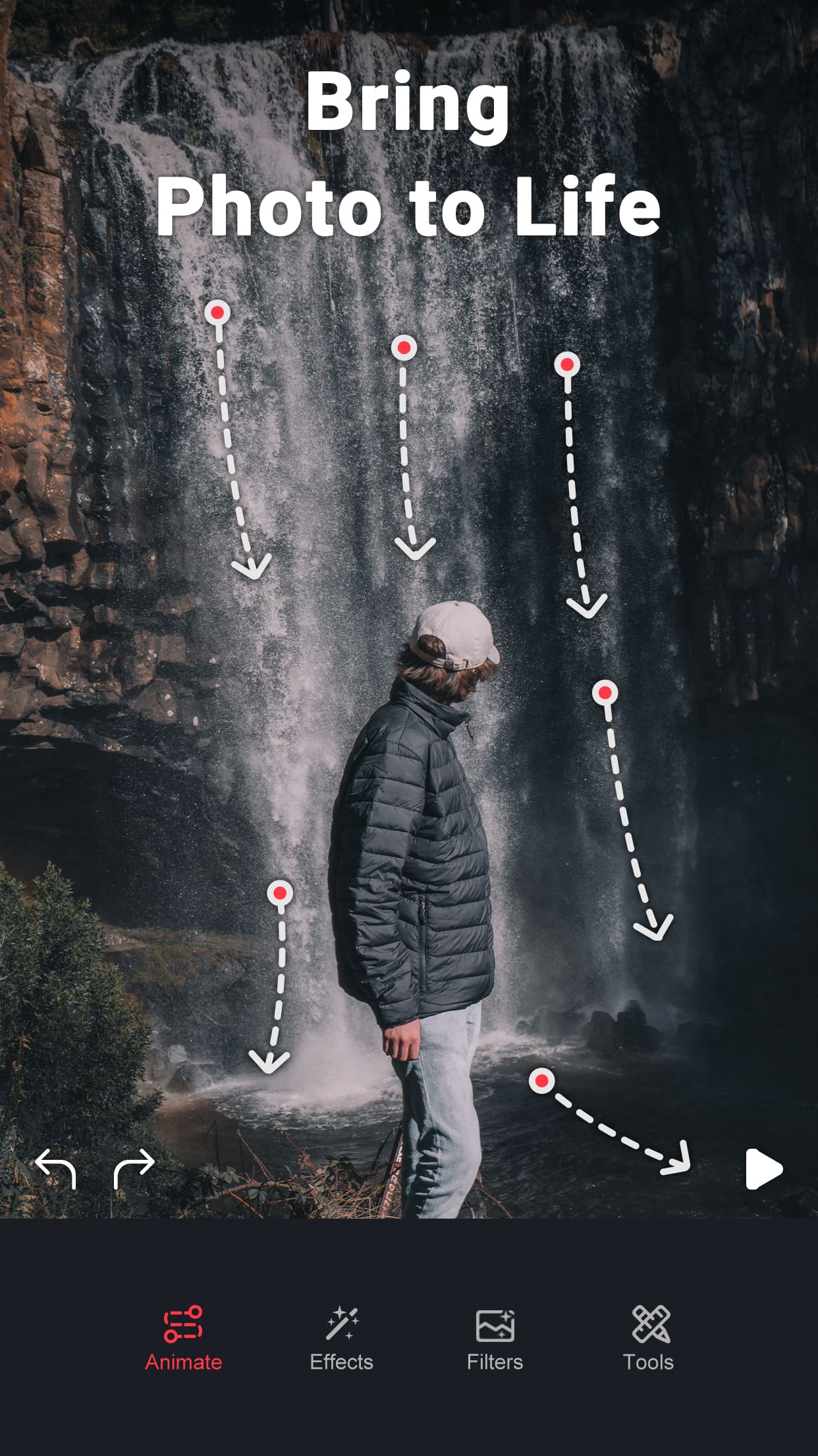 اسکرین شات 1 برنامه Movepic: 3D Photo Motion Maker