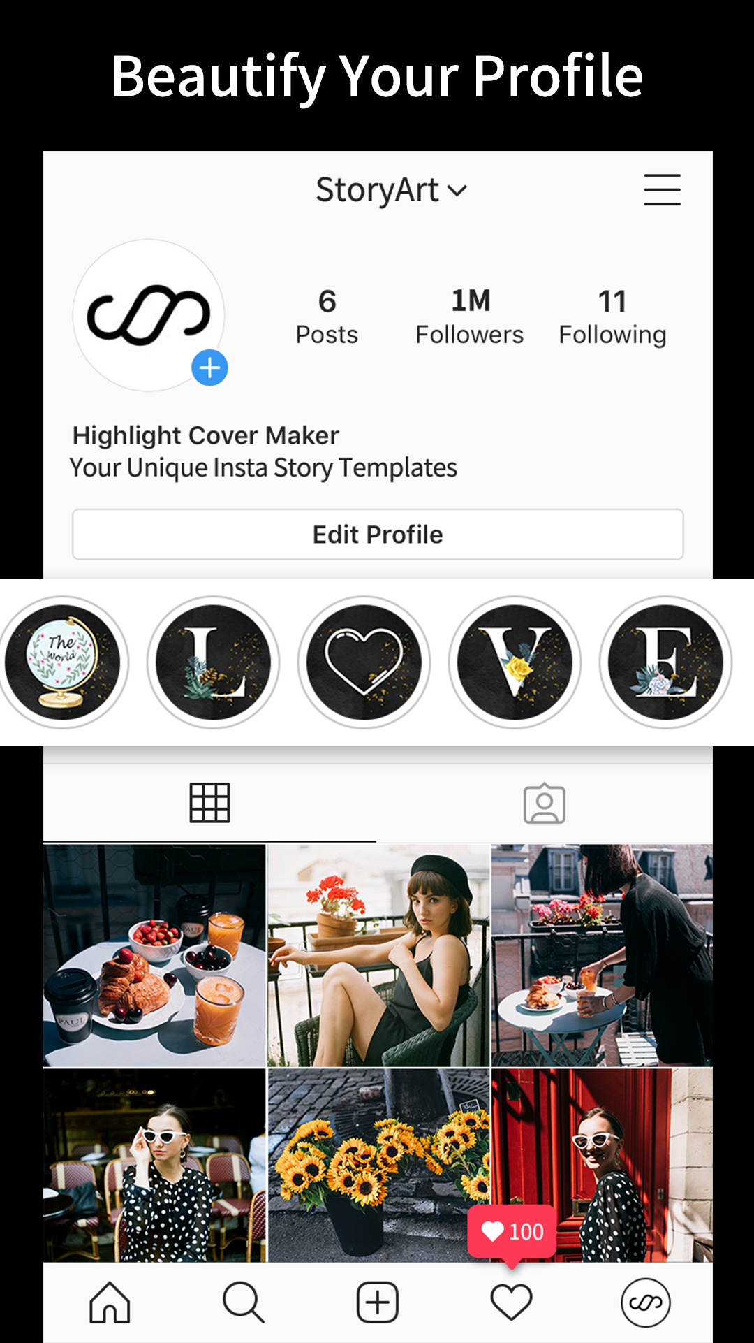 اسکرین شات 3 برنامه StoryArt - Insta story maker