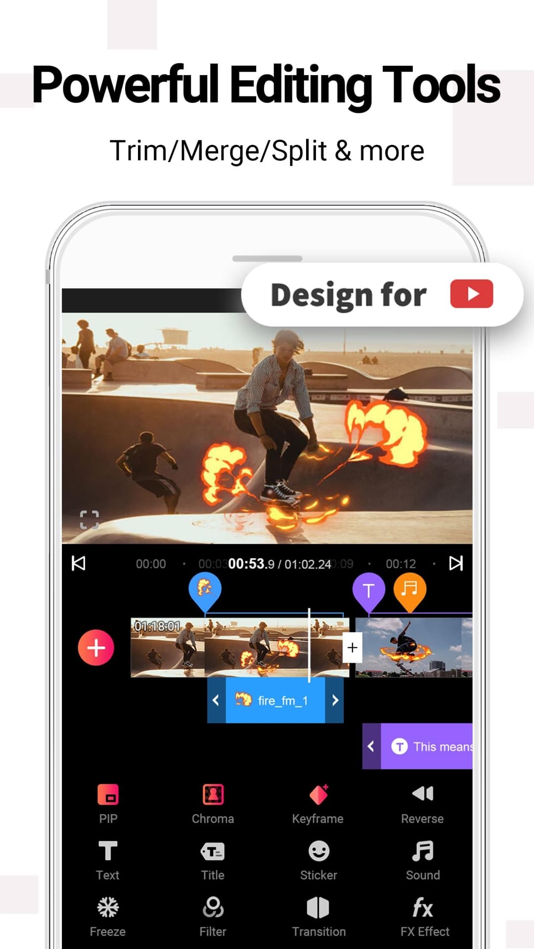 اسکرین شات 1 برنامه Vlog Star - video editor