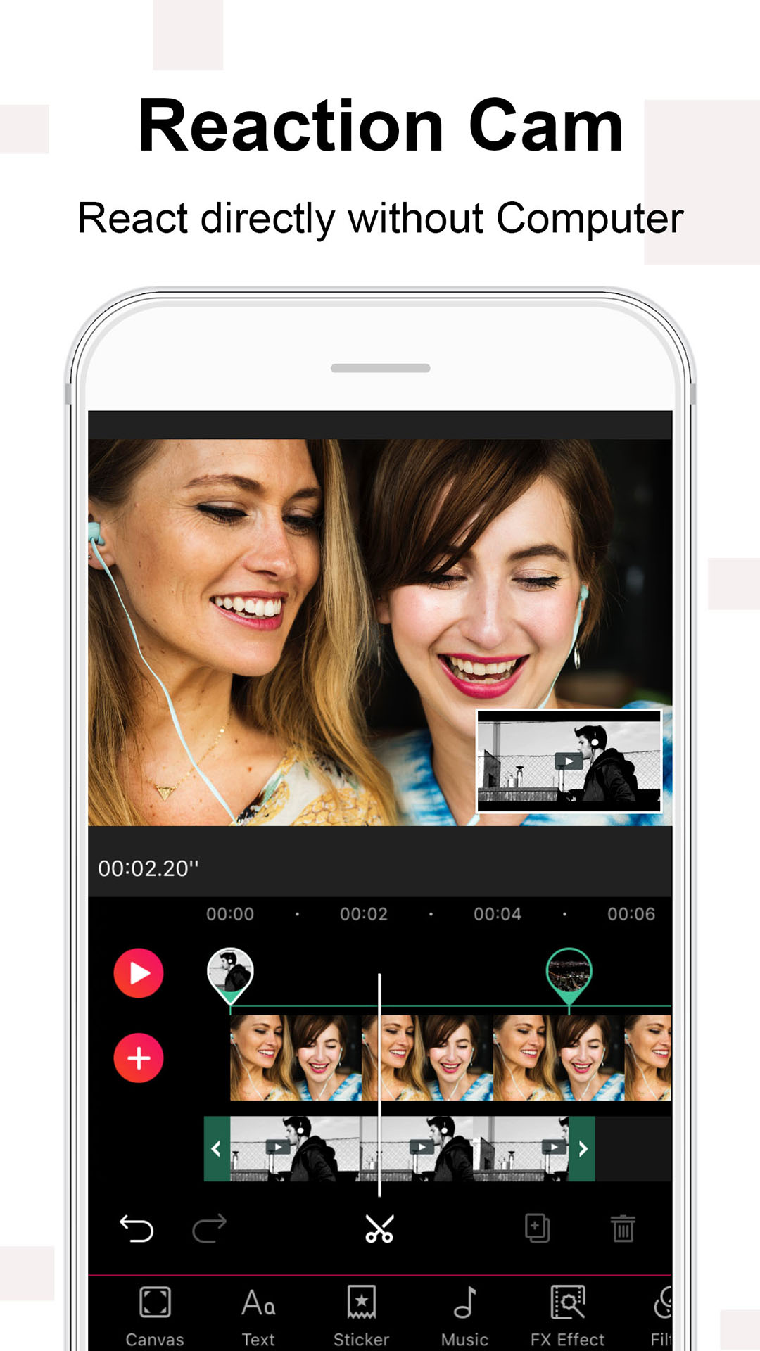 اسکرین شات 8 برنامه Vlog Star - video editor
