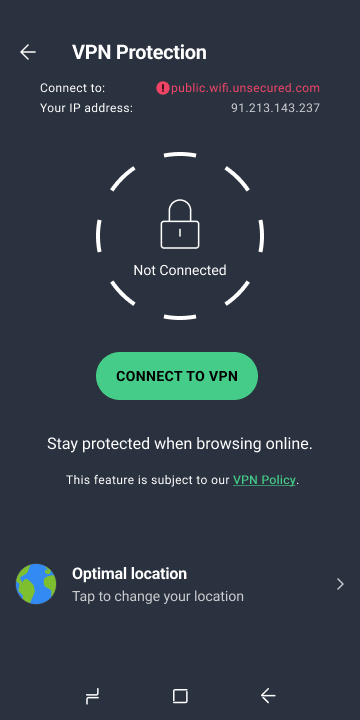 اسکرین شات 3 برنامه AVG Protection