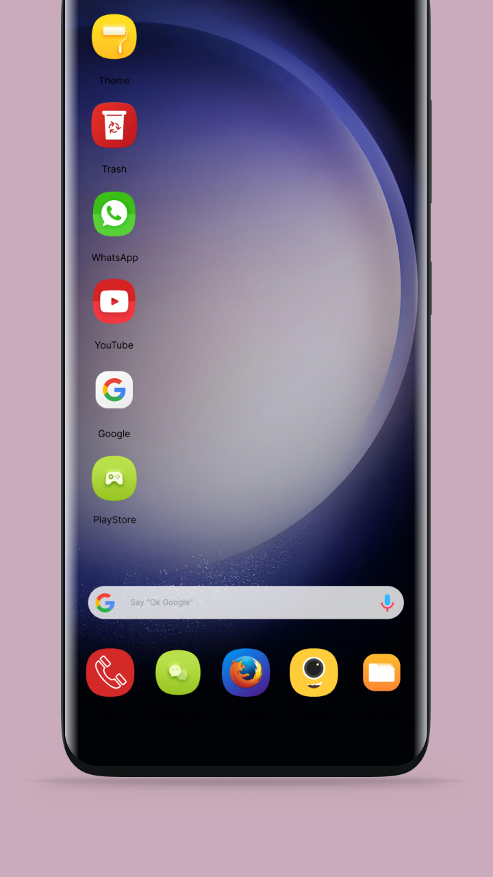 اسکرین شات 5 برنامه S23 Theme For  Launcher
