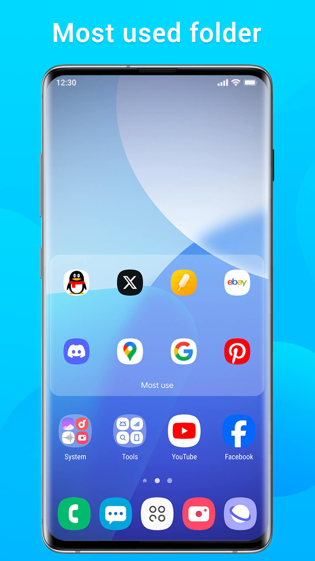 اسکرین شات 4 برنامه Super S10 Launcher, Galaxy S10