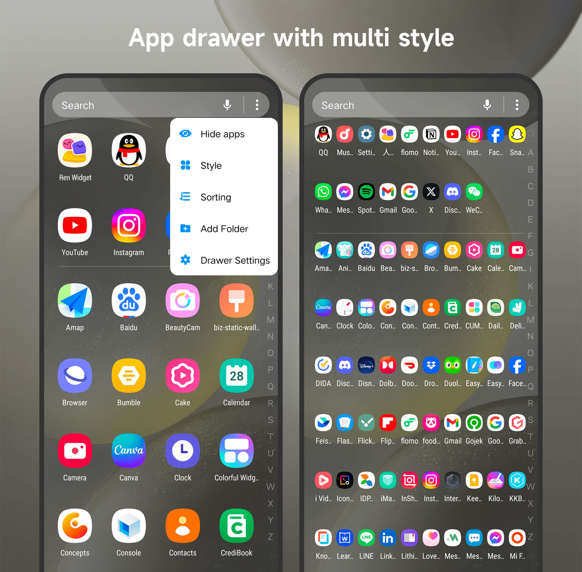 اسکرین شات 3 برنامه Cool S24 Launcher Galaxy OneUI