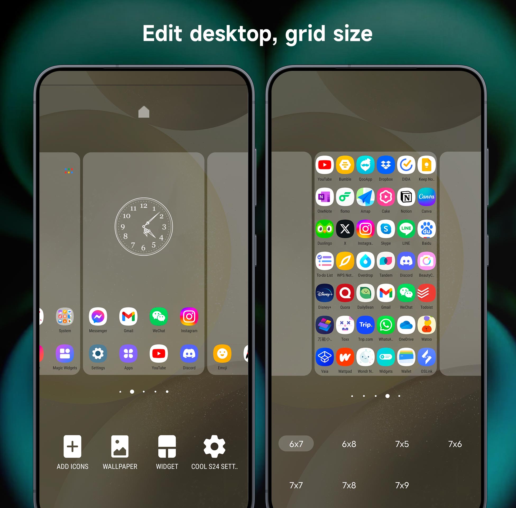 اسکرین شات 5 برنامه Cool S24 Launcher Galaxy OneUI