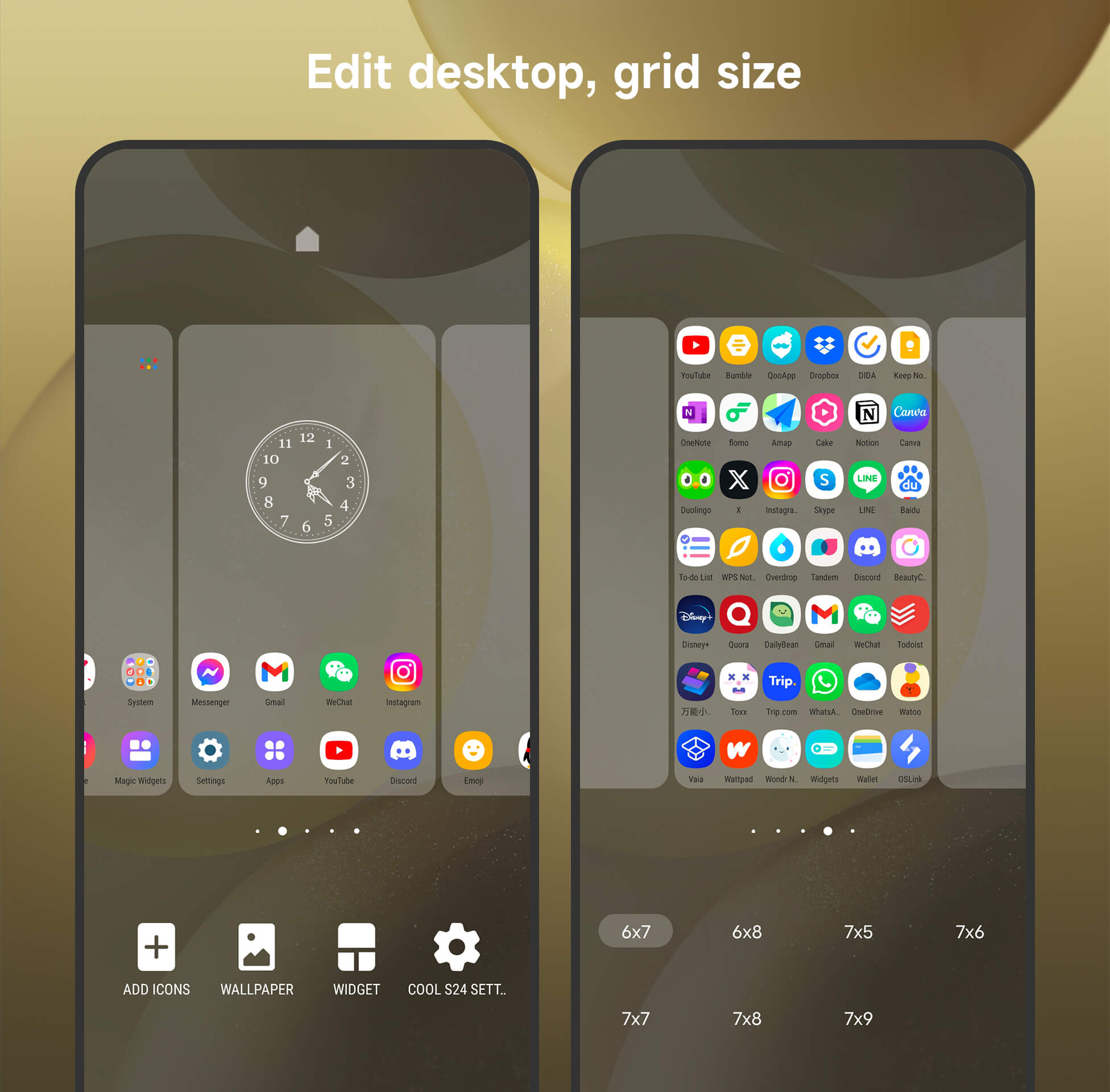 اسکرین شات 4 برنامه Cool S24 Launcher Galaxy OneUI