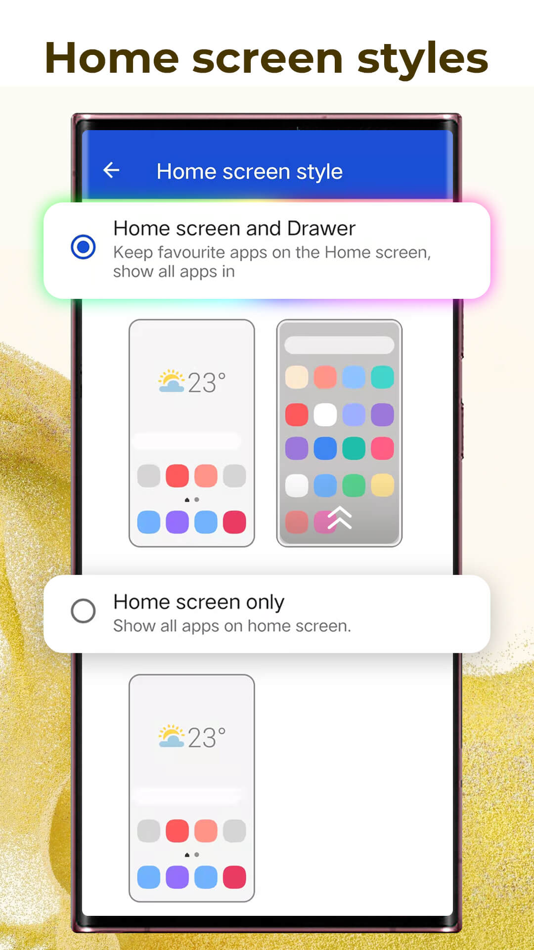 اسکرین شات 7 برنامه Super S22 Launcher, Galaxy S22