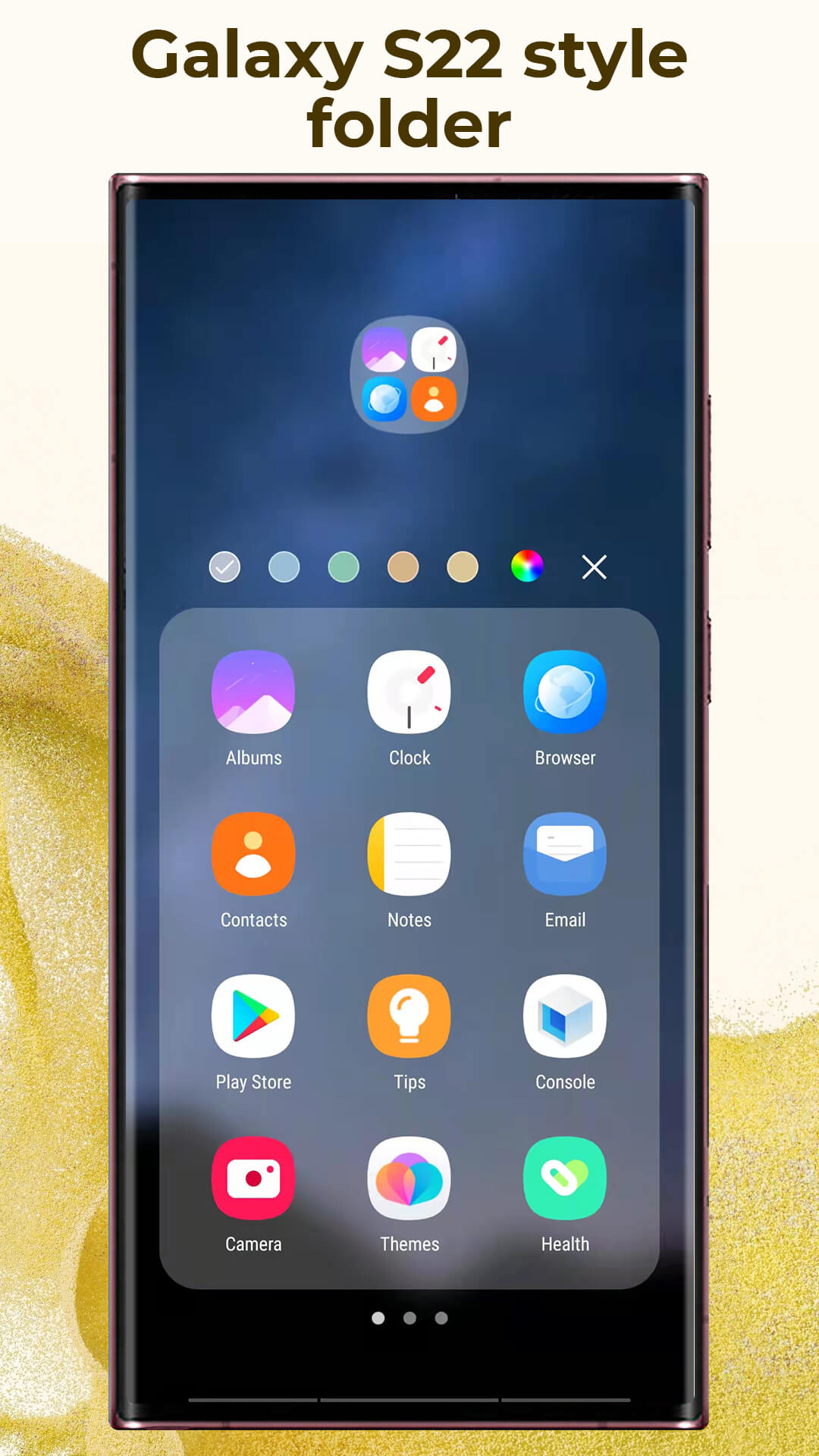 اسکرین شات 2 برنامه Super S22 Launcher, Galaxy S22