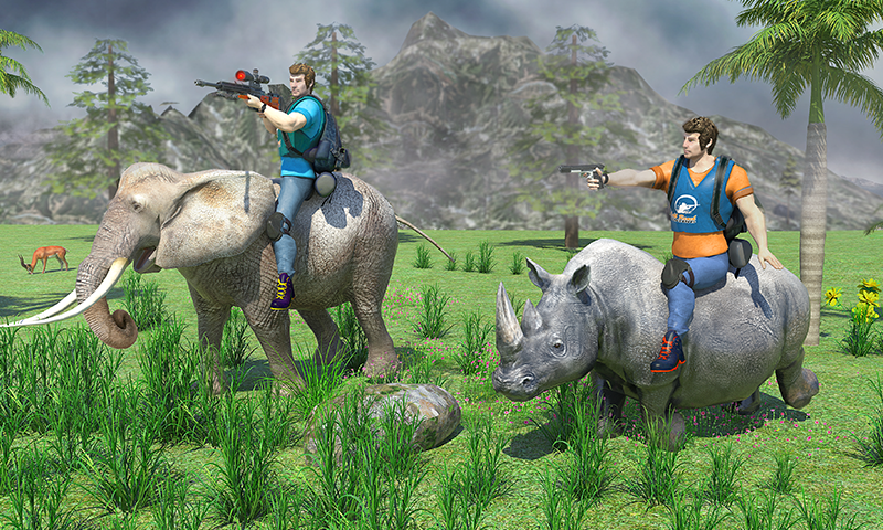 اسکرین شات 2 بازی Wild Animal Hunting Games 3D