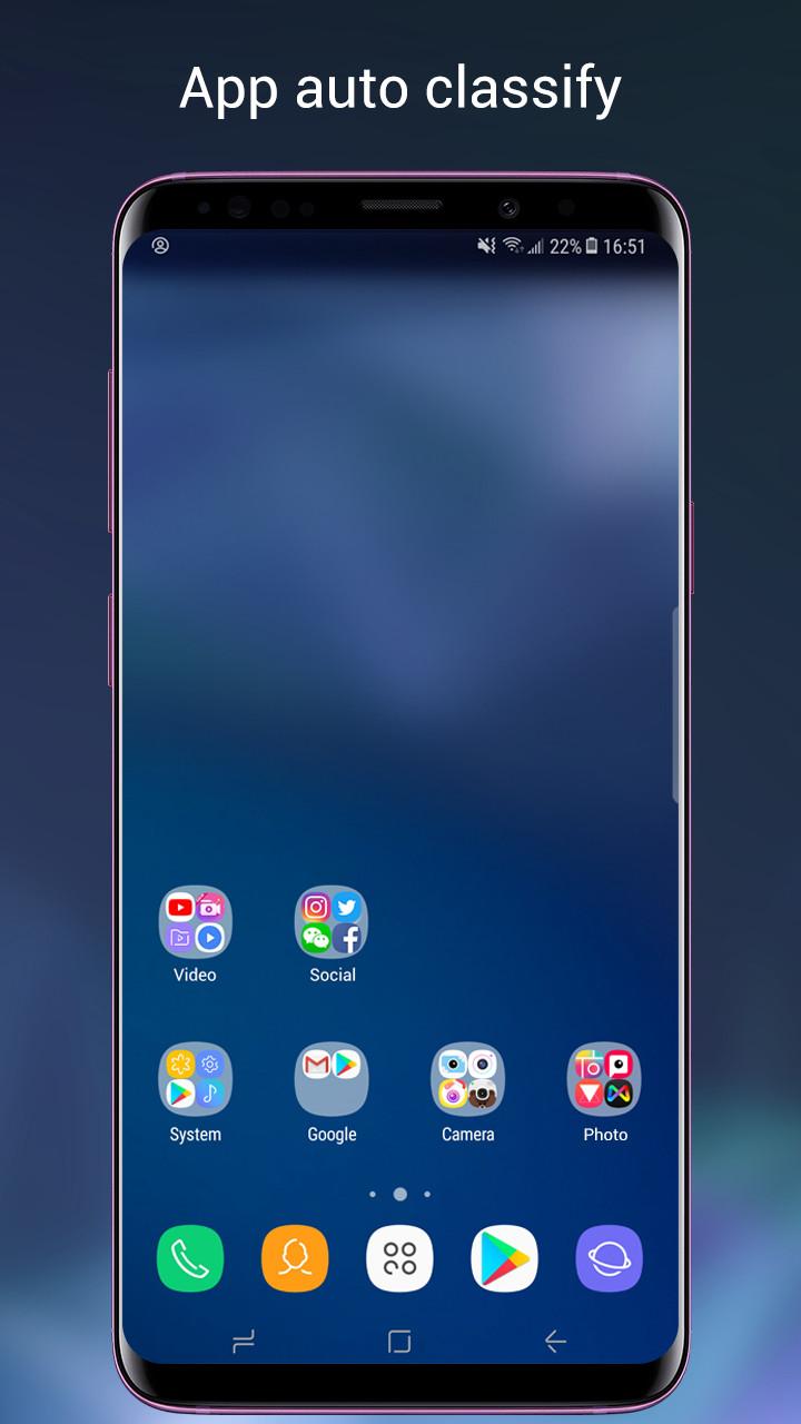 اسکرین شات 3 برنامه Super S9 Launcher for Galaxy S