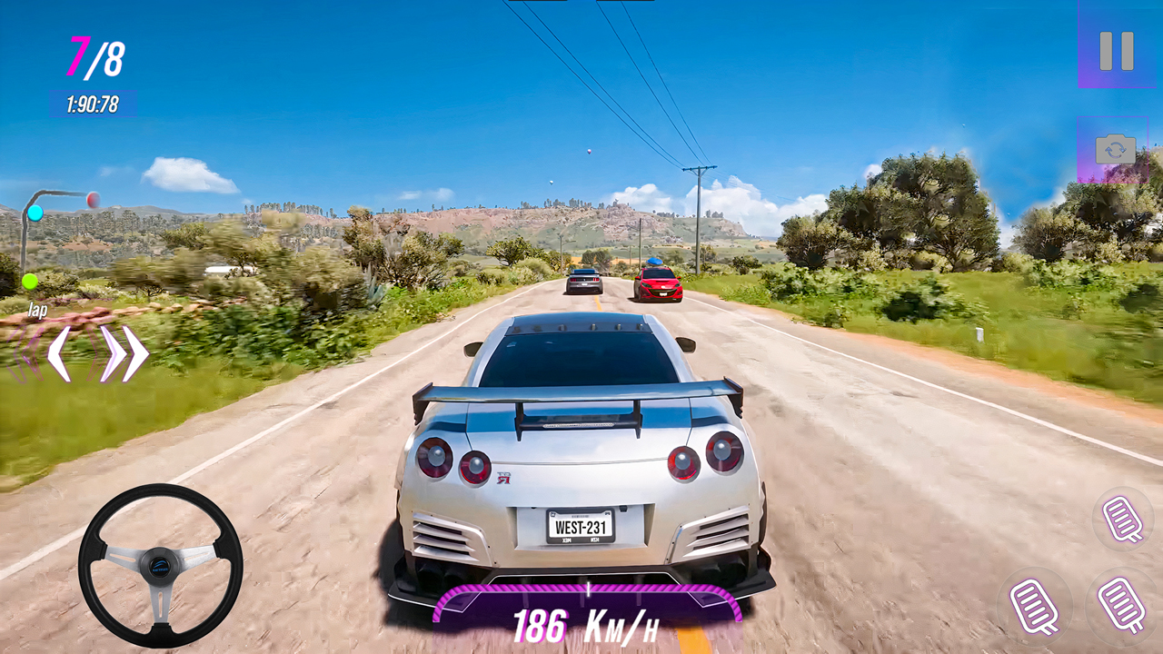 اسکرین شات 5 بازی Drift Racing: Real Car Game 3d