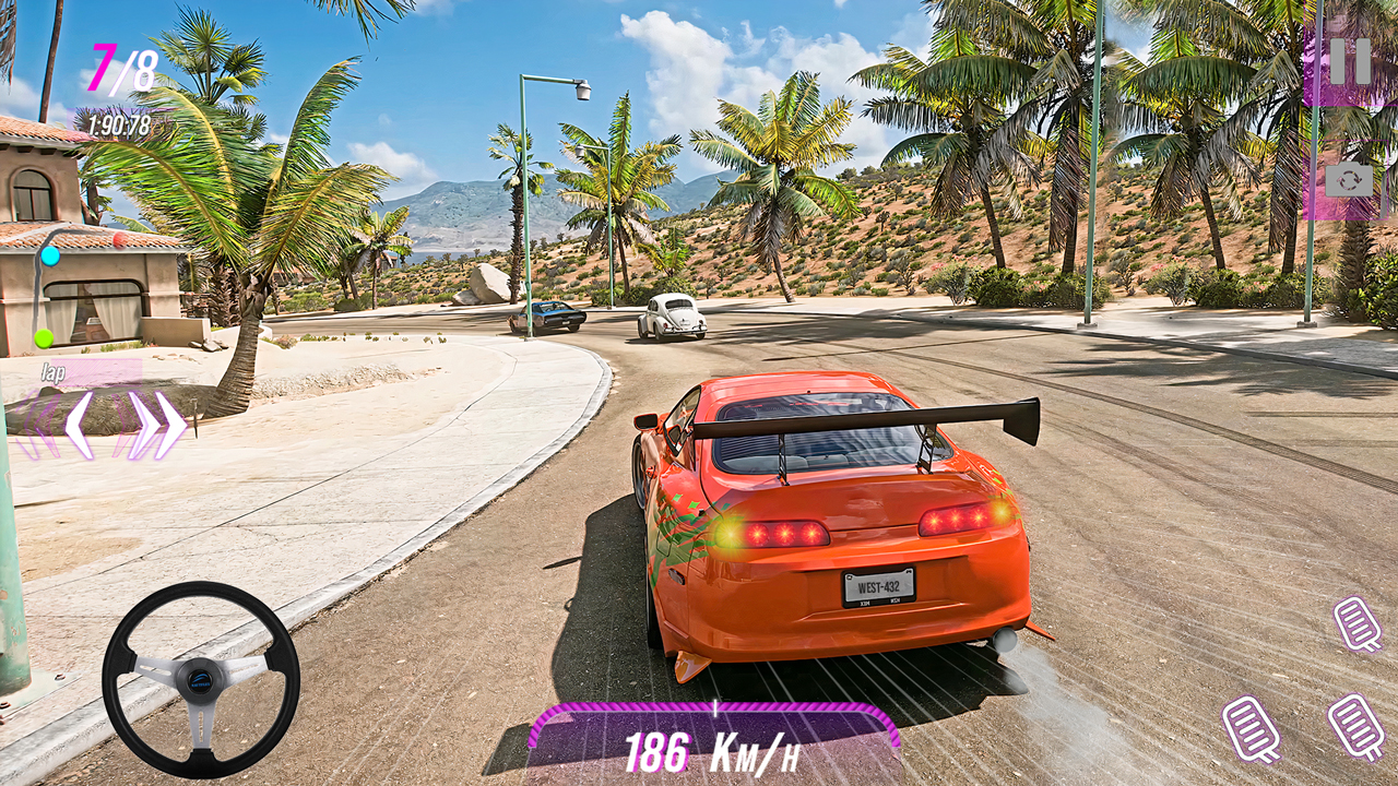 اسکرین شات 6 بازی Drift Racing: Real Car Game 3d