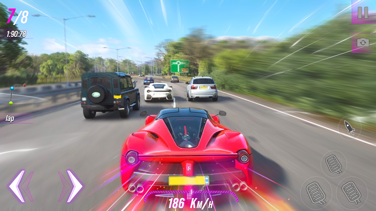 اسکرین شات 1 بازی Real Sports Racing: Car Games