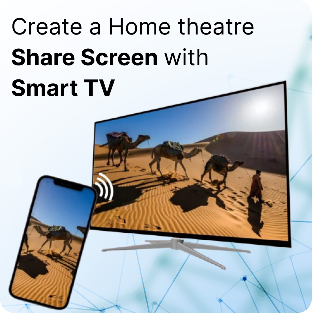 اسکرین شات 1 برنامه Screen Sharing with Smart TV