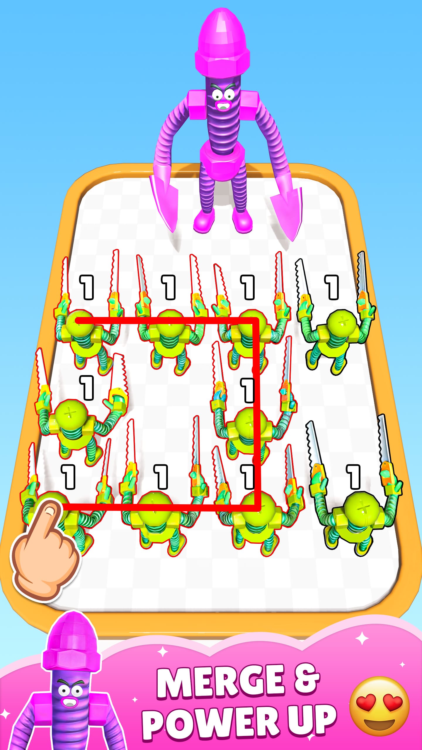اسکرین شات 5 بازی Screw Man Run & Merge Master