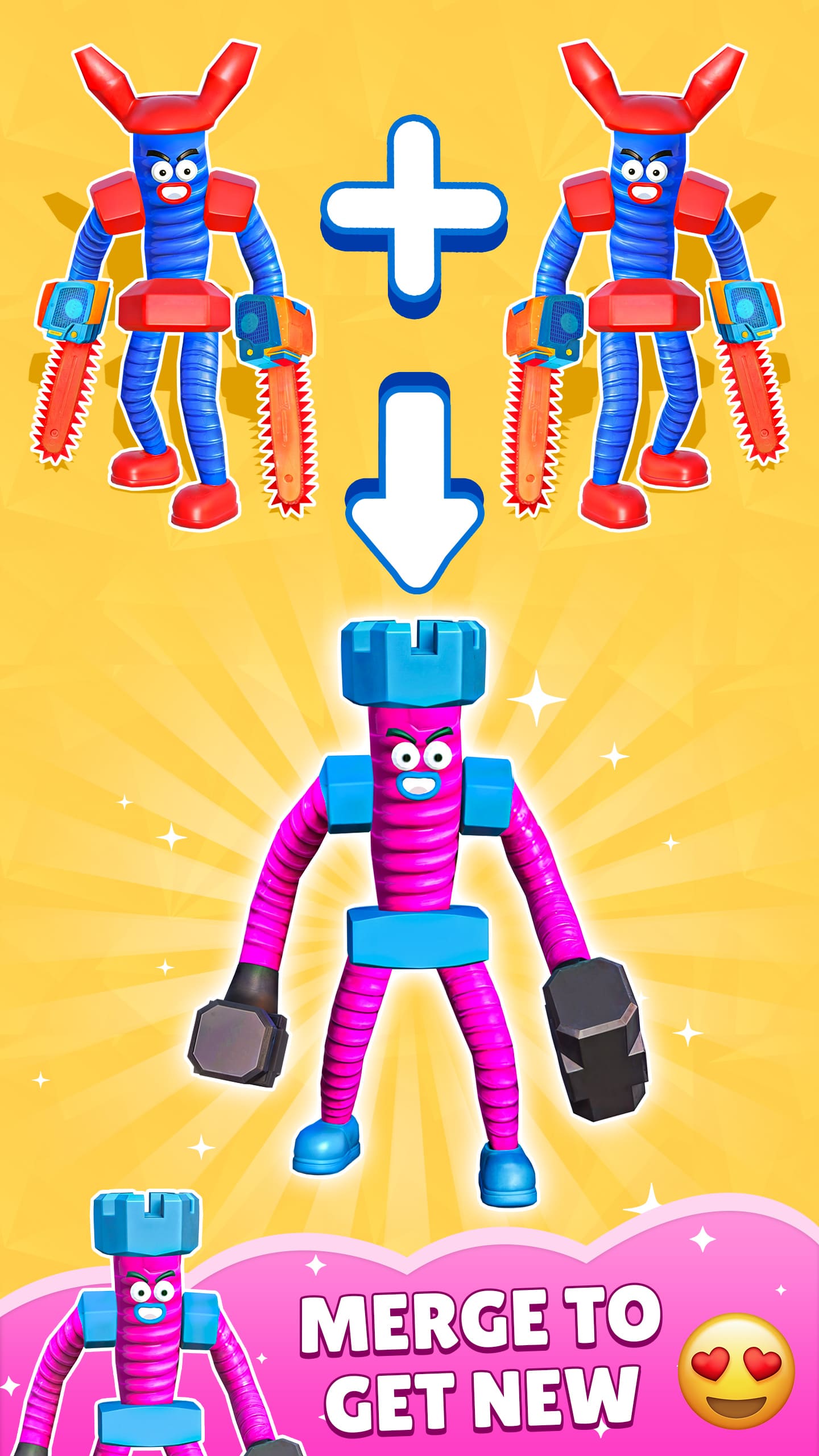 اسکرین شات 3 بازی Screw Man Run & Merge Master