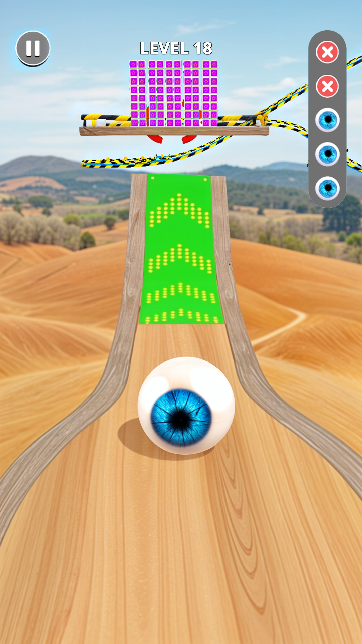 اسکرین شات 5 بازی Sky Rolling Ball Run 3D