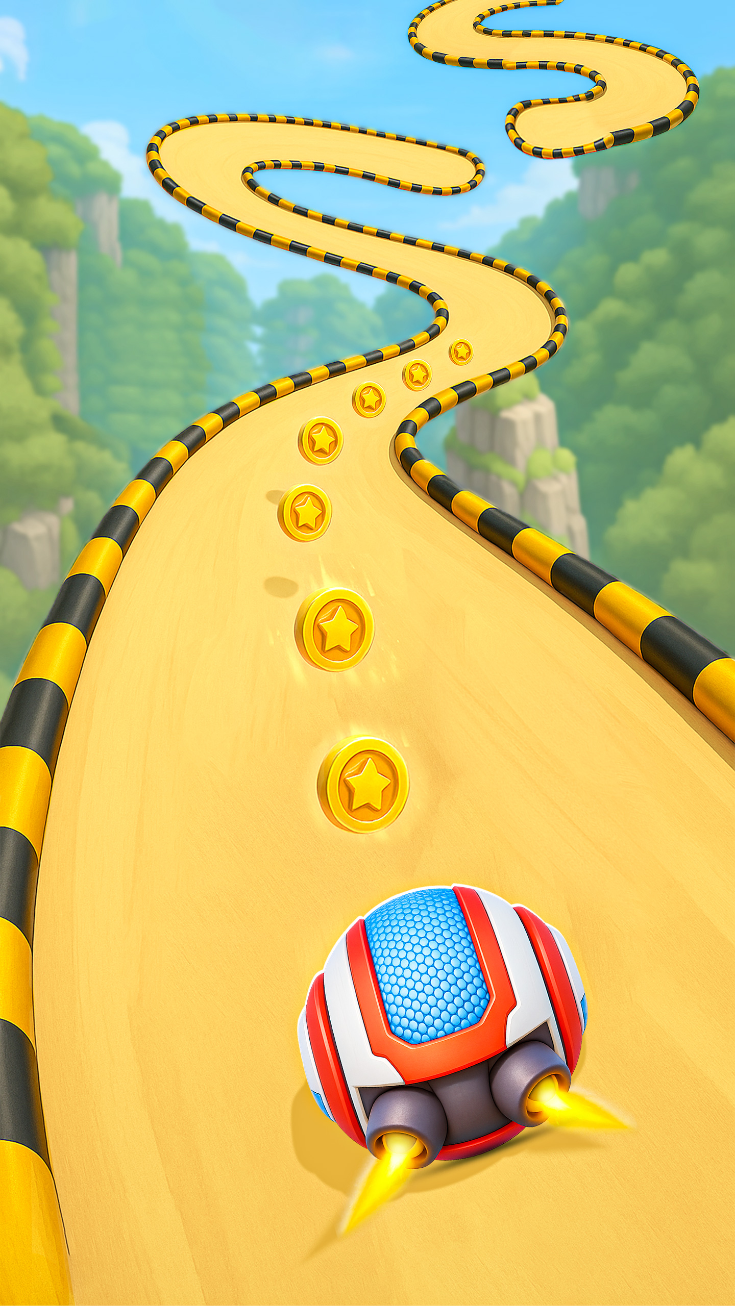 اسکرین شات 1 بازی Turbo Rolling Balls 3D