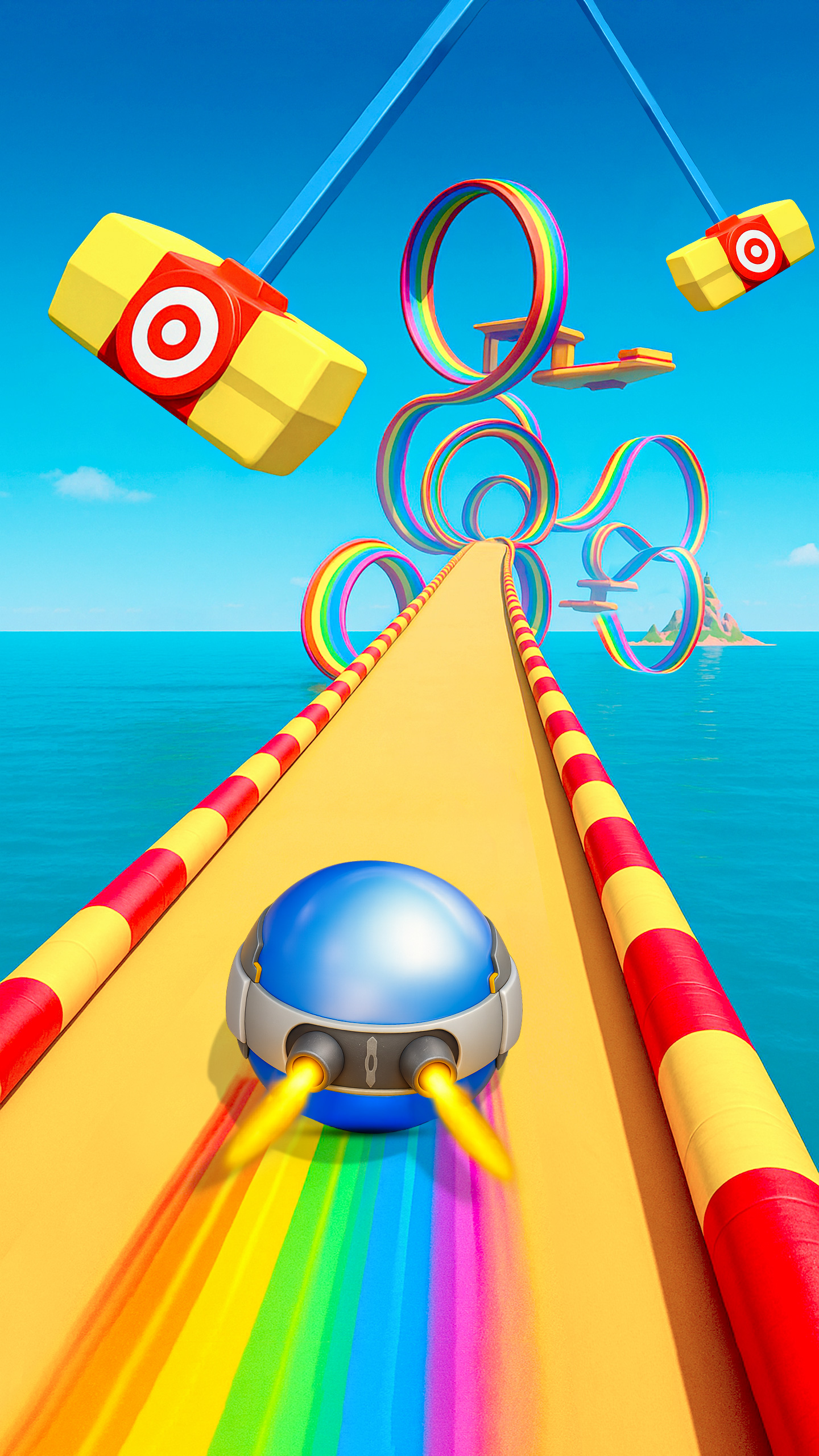 اسکرین شات 2 بازی Turbo Rolling Balls 3D