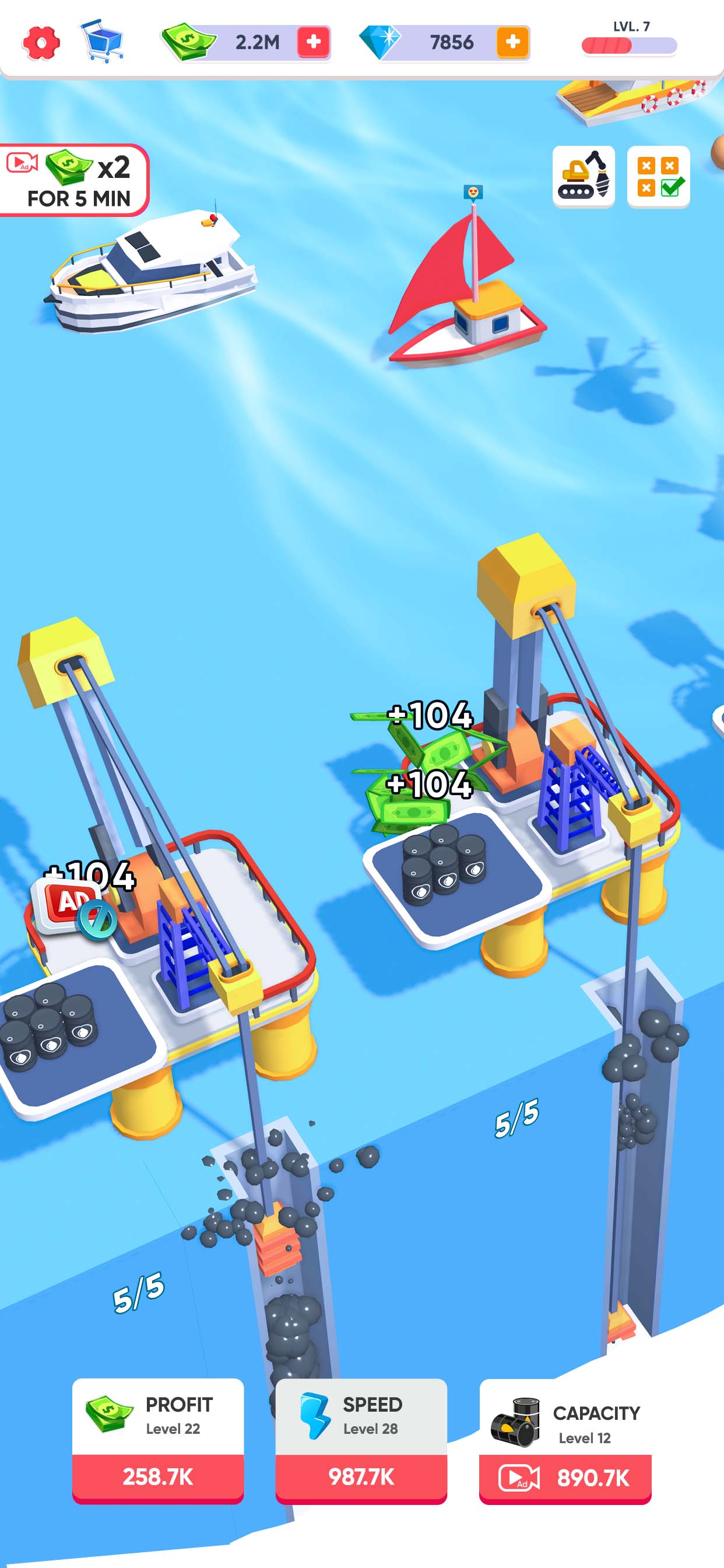 اسکرین شات 3 بازی Oil Mining 3D - Petrol Factory