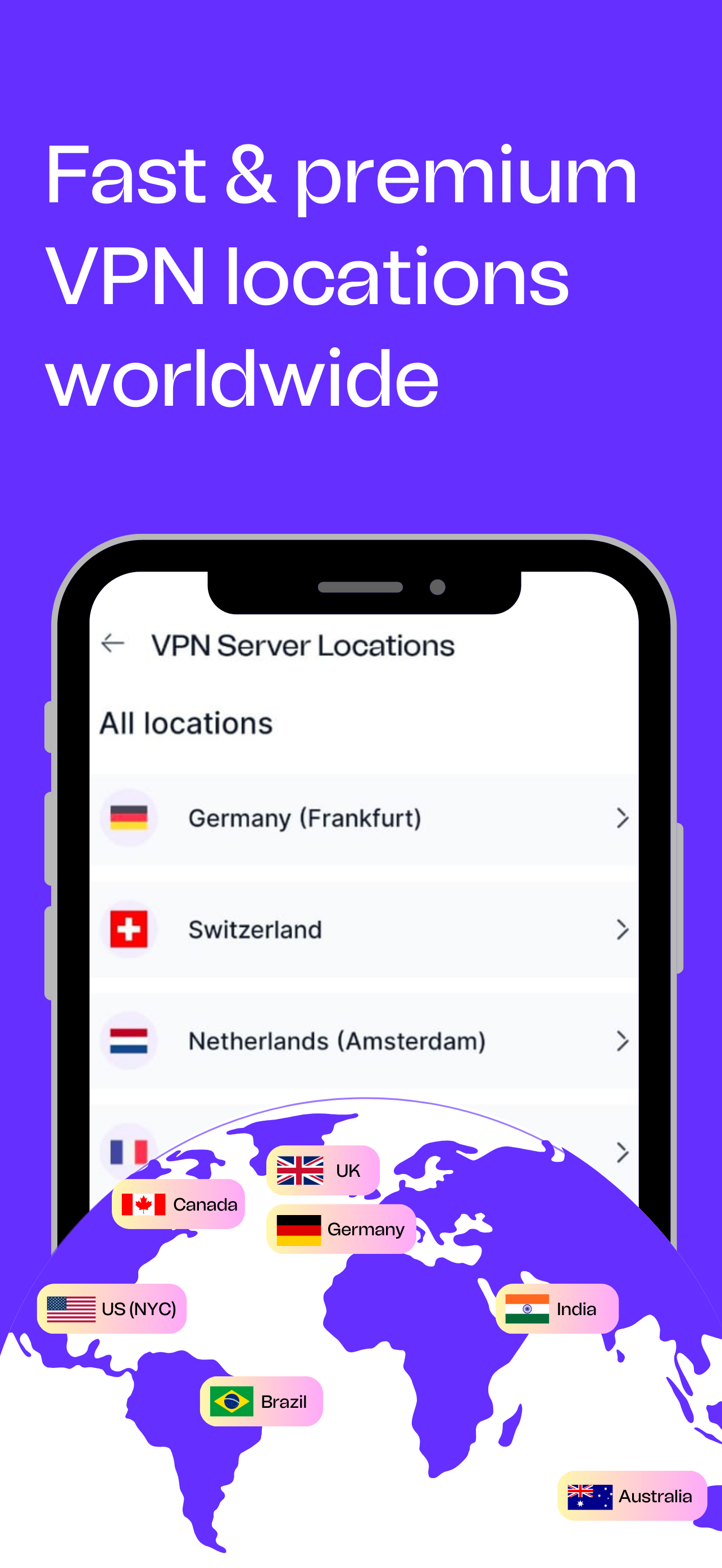 اسکرین شات 2 برنامه VPN-Fast & Secure by Safehouse