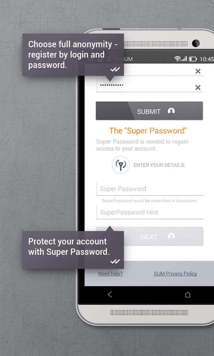 اسکرین شات 3 برنامه Secure messenger SafeUM
