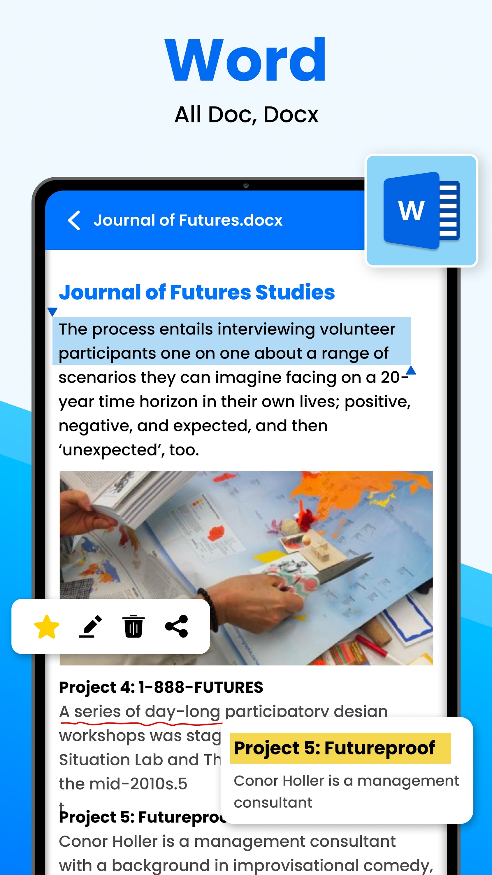 اسکرین شات 4 برنامه Doc Reader – Docx Viewer