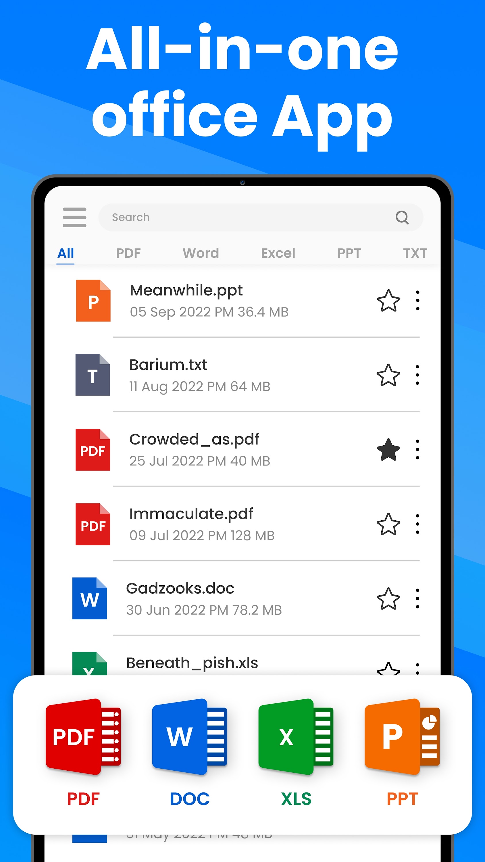 اسکرین شات 2 برنامه Doc Reader – Docx Viewer