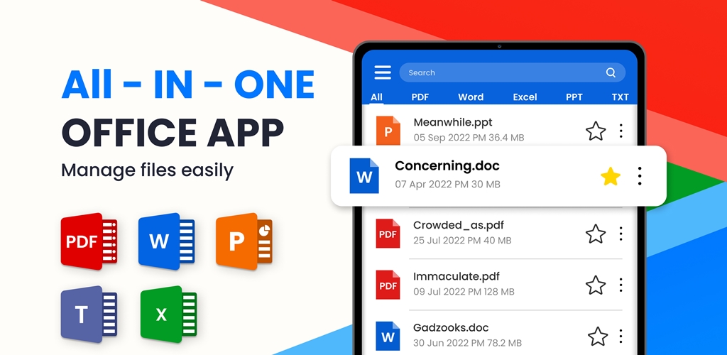 اسکرین شات 1 برنامه Doc Reader – Docx Viewer