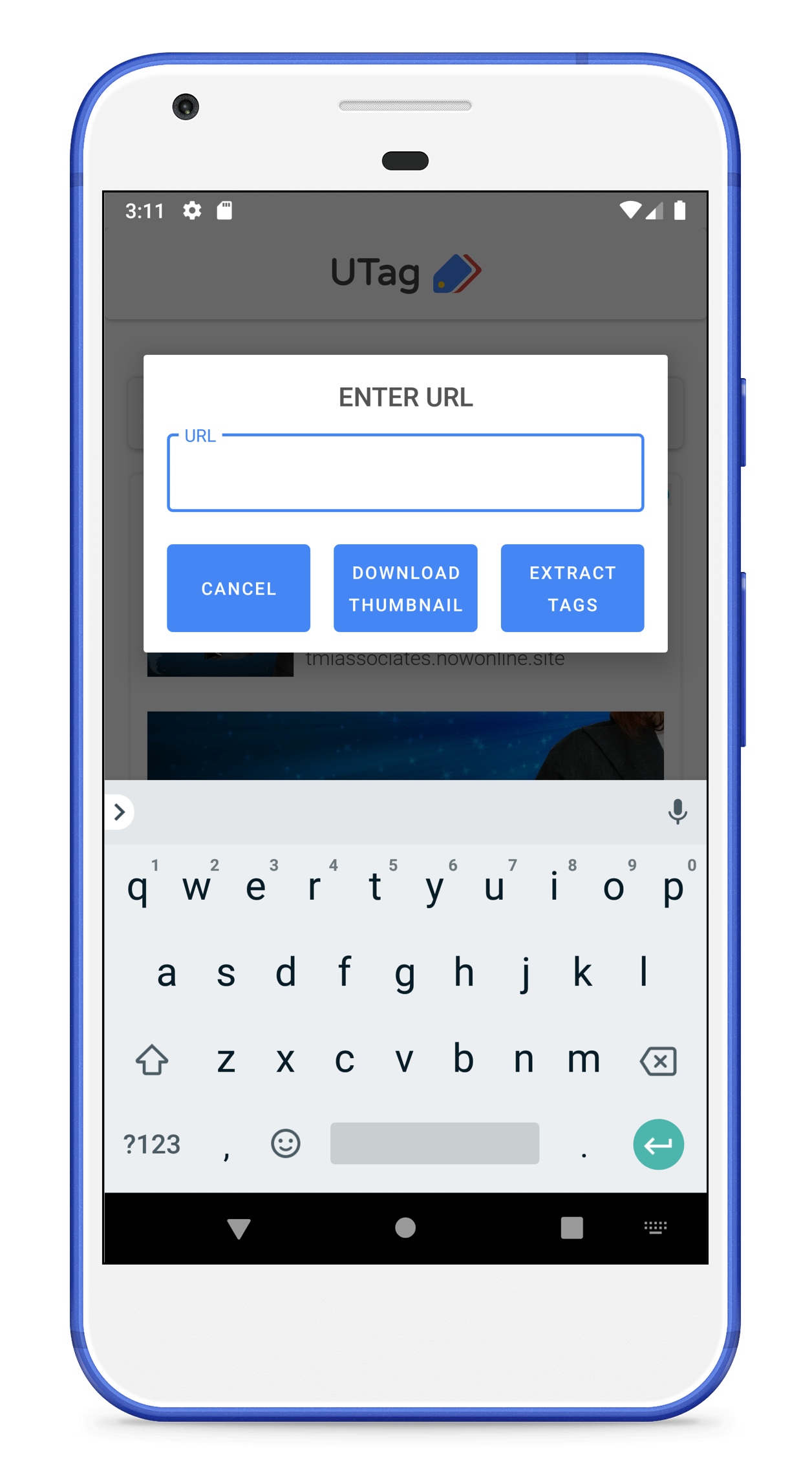 اسکرین شات 2 برنامه UTag - Find tags for video SEO