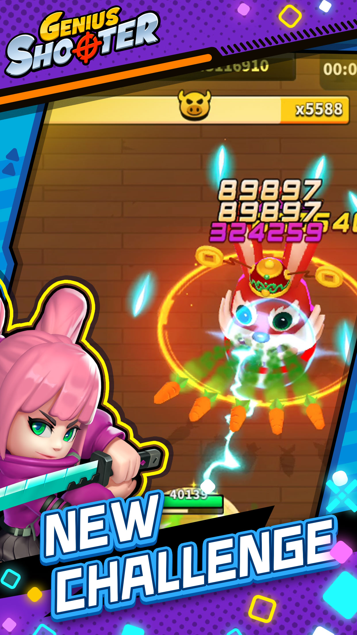 اسکرین شات 3 بازی Genius Shooter: Monster Killer