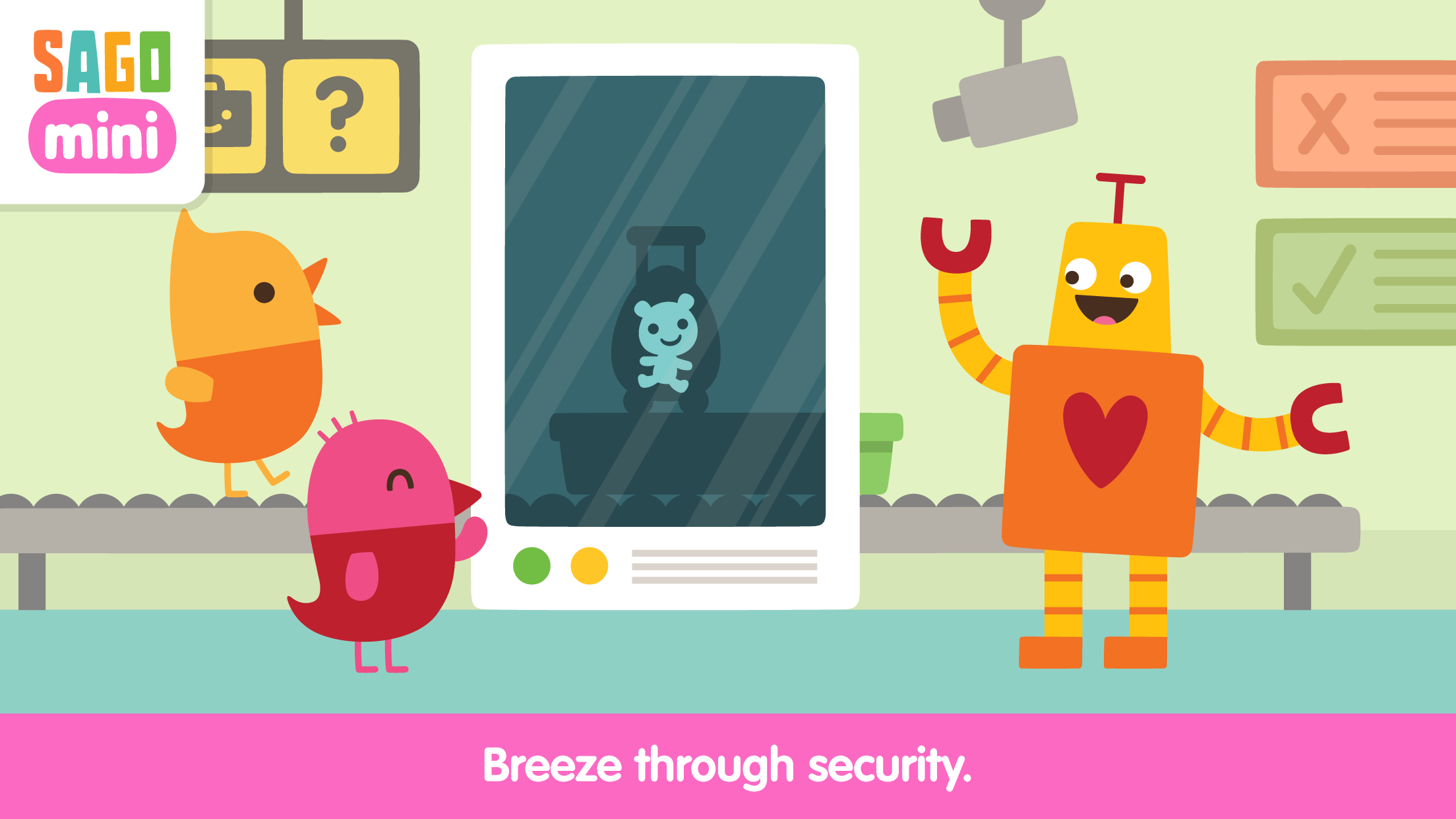 اسکرین شات 4 برنامه Sago Mini Airport Playset