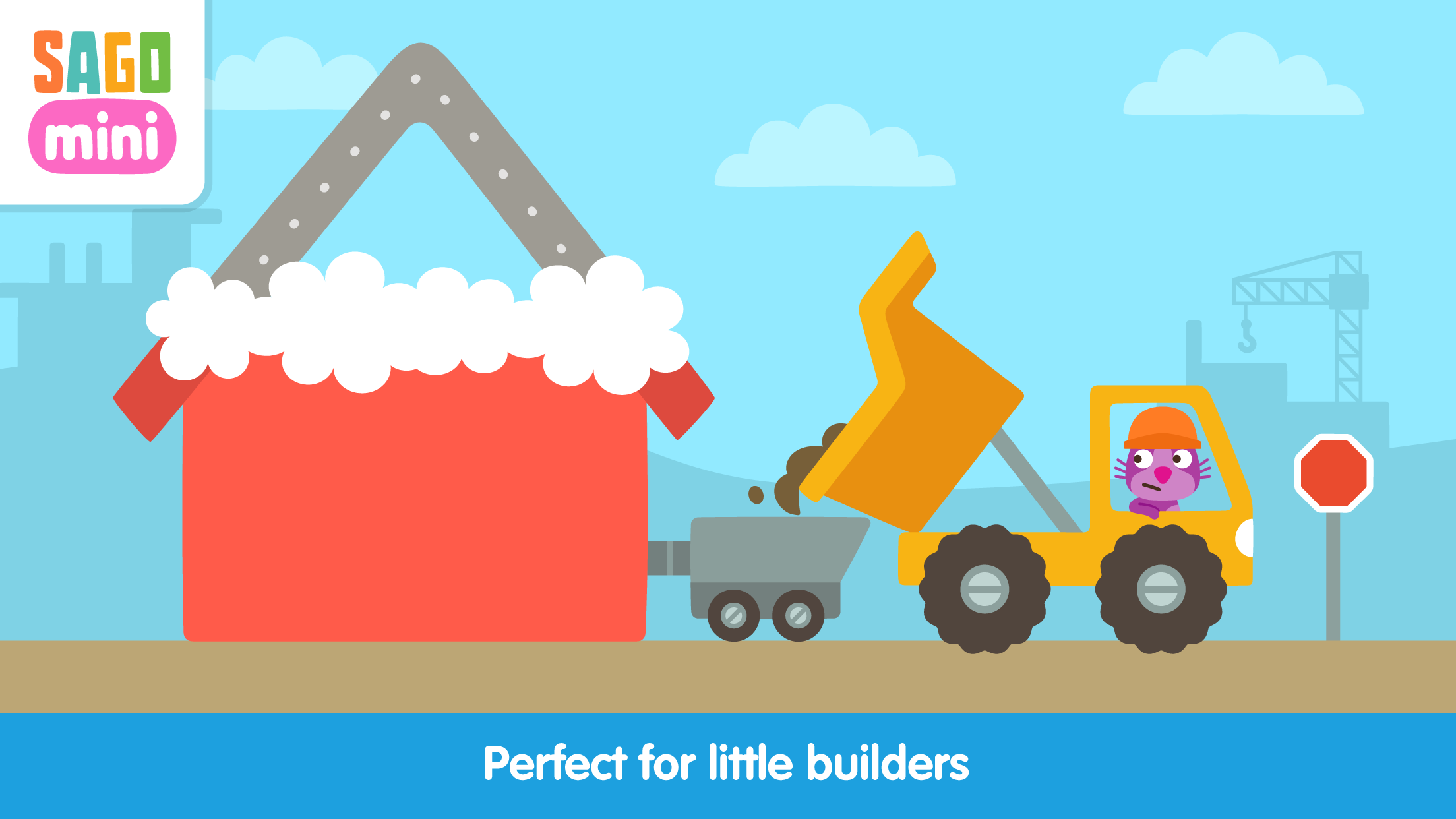 اسکرین شات 5 برنامه Sago Mini Trucks