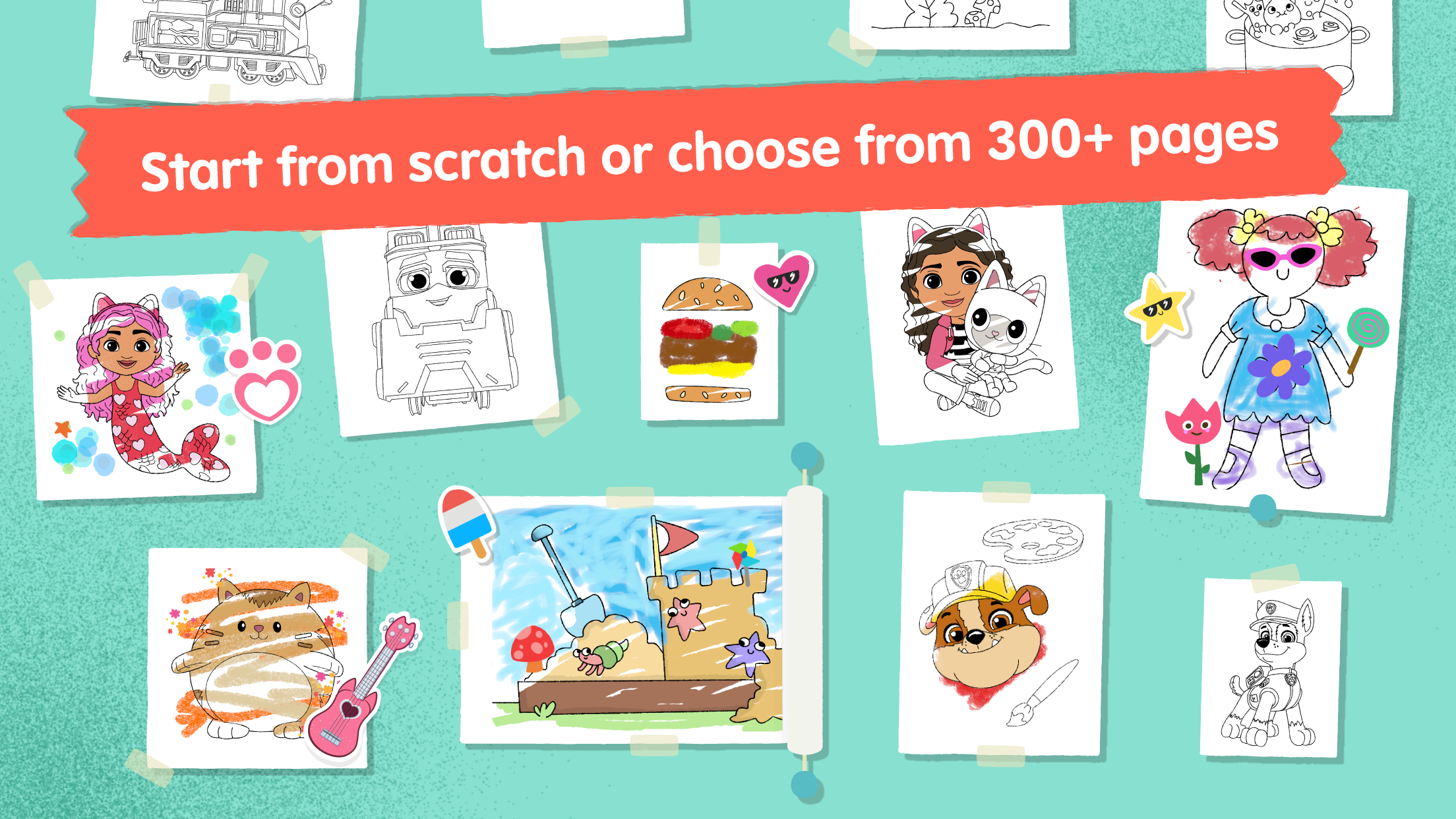 اسکرین شات 5 بازی Crayon Club: Color PAW Patrol