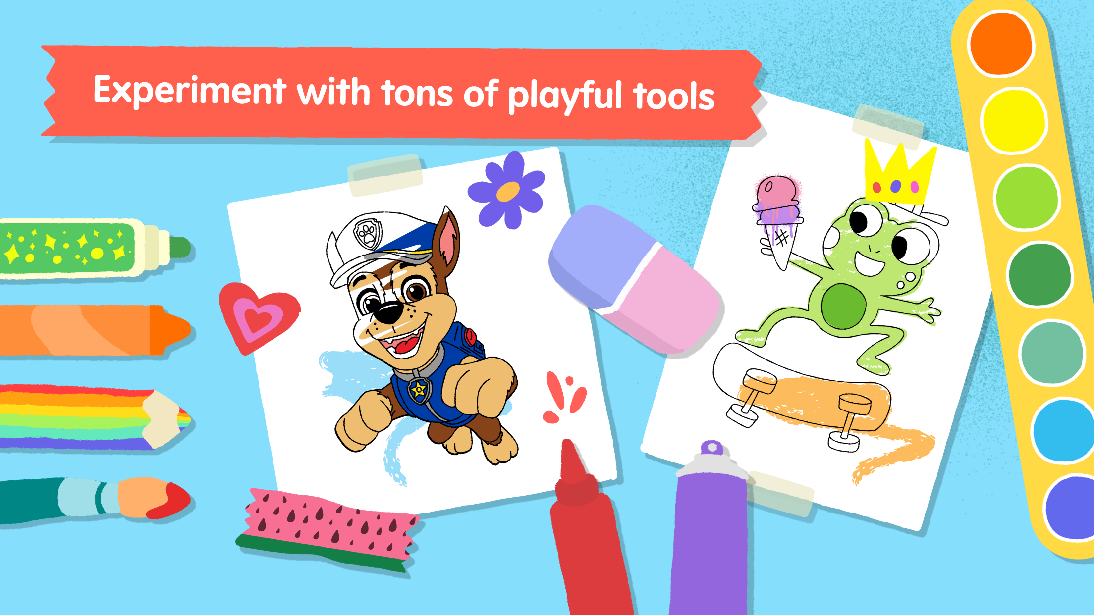 اسکرین شات 3 بازی Crayon Club: Color PAW Patrol