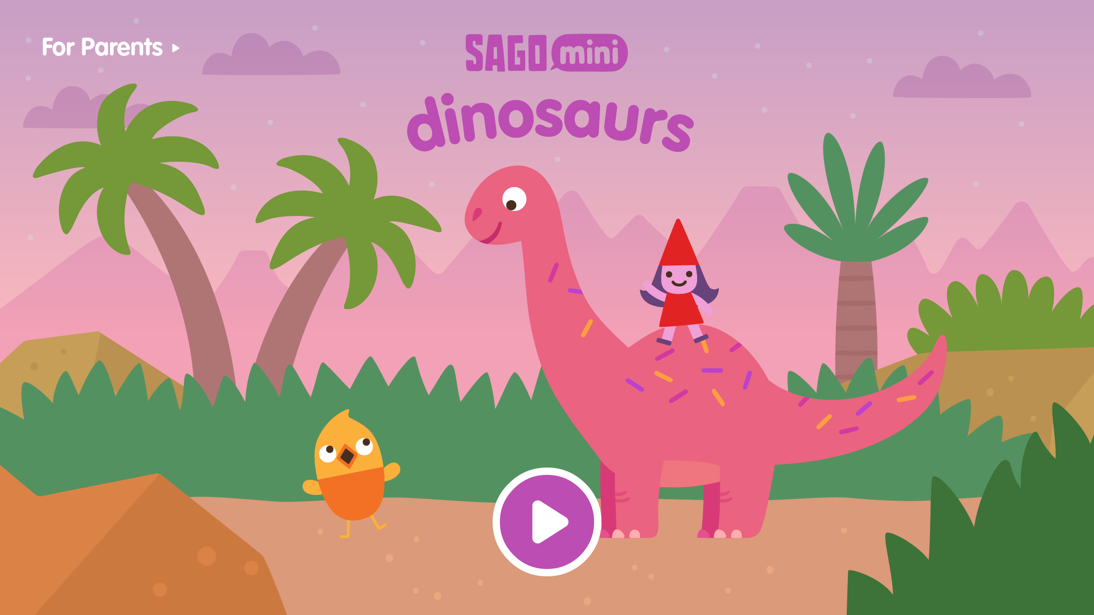 اسکرین شات 1 برنامه Sago Mini Dinosaurs