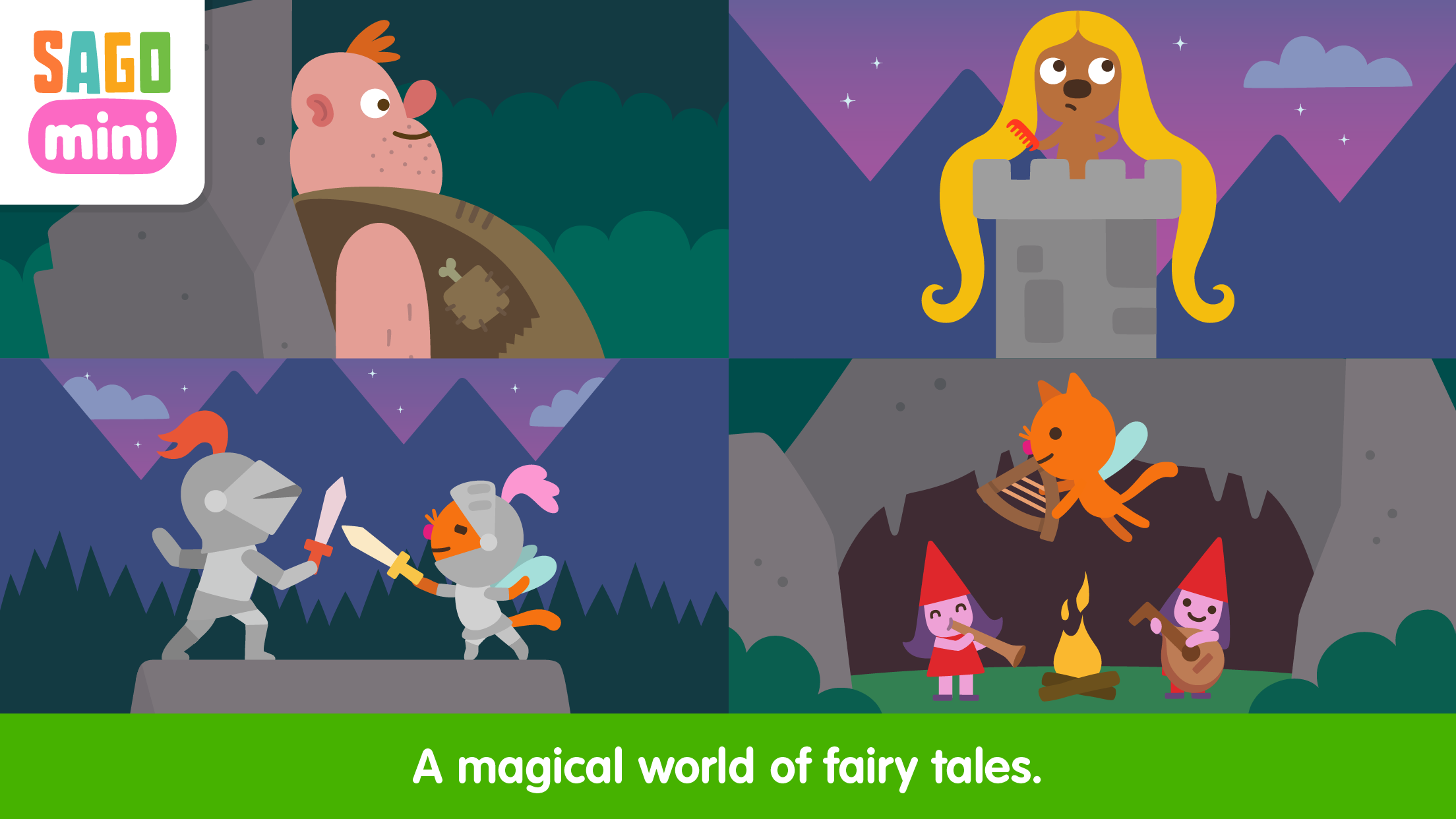 اسکرین شات 4 برنامه Sago Mini Fairy Tale Magic