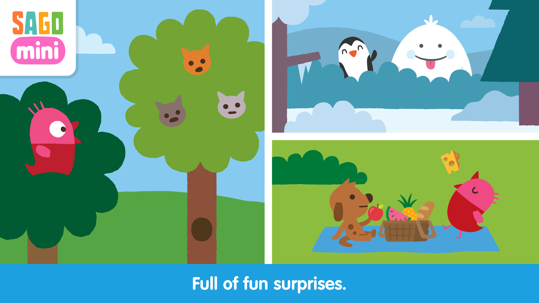 اسکرین شات 3 برنامه Sago Mini Forest Adventure