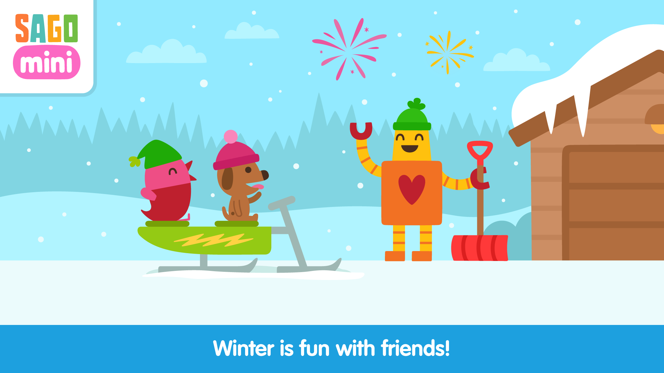 اسکرین شات 5 برنامه Sago Mini Snow Day Surprise