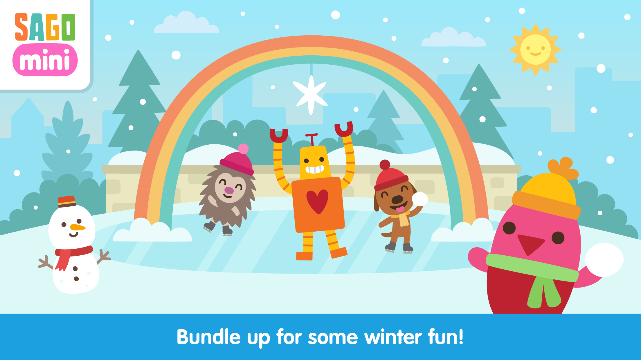 اسکرین شات 2 برنامه Sago Mini Winter City